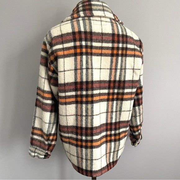 Vintage Vintage Plaid Wool Bell Shirt Light Jacket / Shacket Size M / US 6-8 / IT 42-44 - 8 Thumbnail