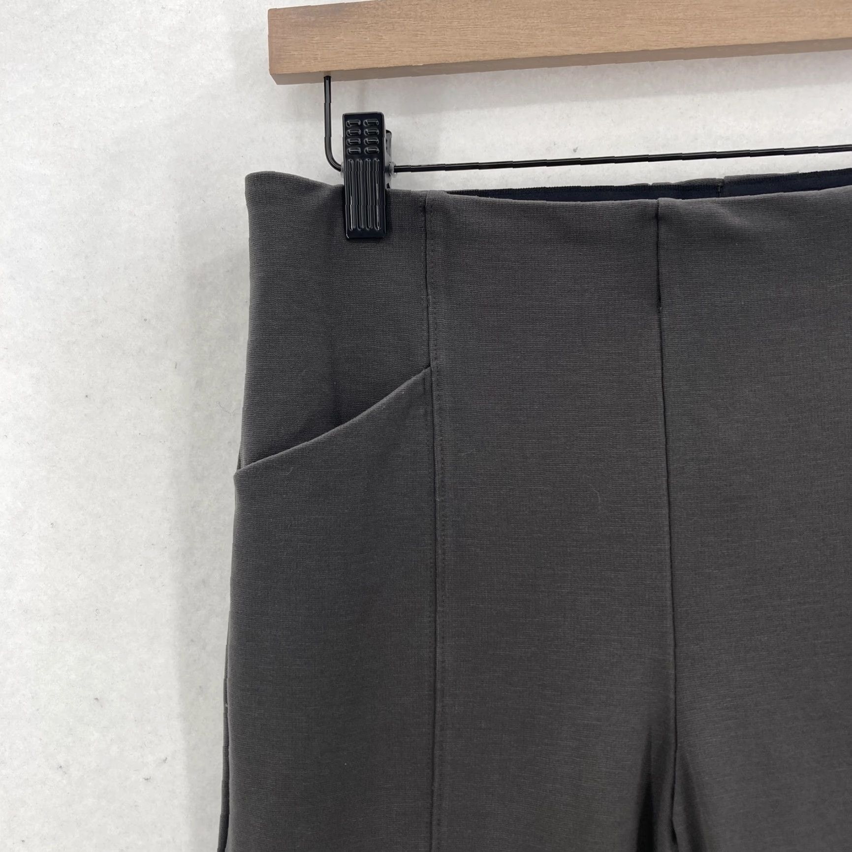 Athleta Athleta Siena Skinny Pants Womens 6 Gray Ponte Ankle Side Zip Pockets Workwear Size 28" / US 6 / IT 42 - 3 Thumbnail