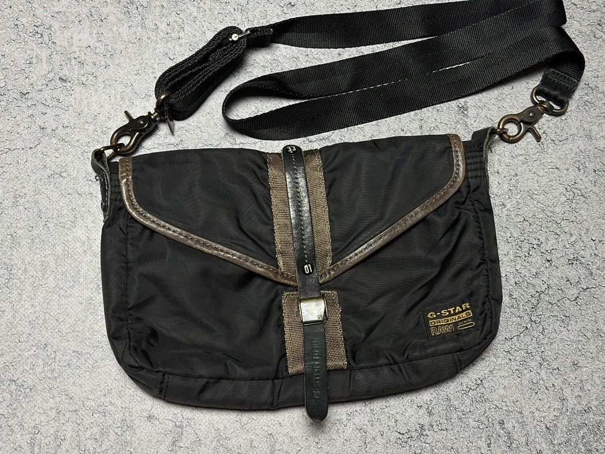 G-Star Vintage Y2K G-Star Nylon Messenger Cross Body Bag Size ONE SIZE - 2 Thumbnail