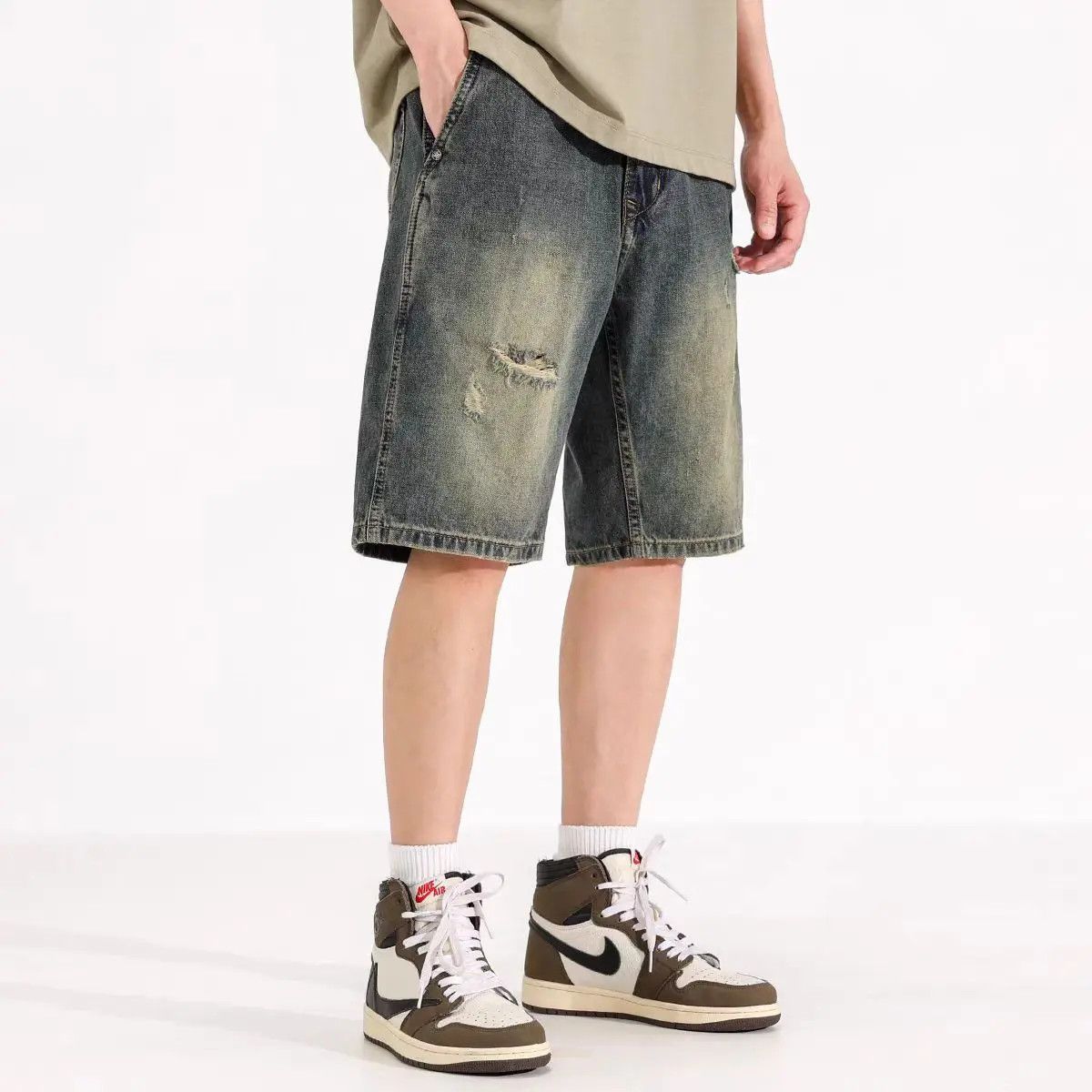 Designer × Japanese Brand Streetwear Hip Hop Vintage Loose Casual Jeans Size US 33 - 2 Thumbnail
