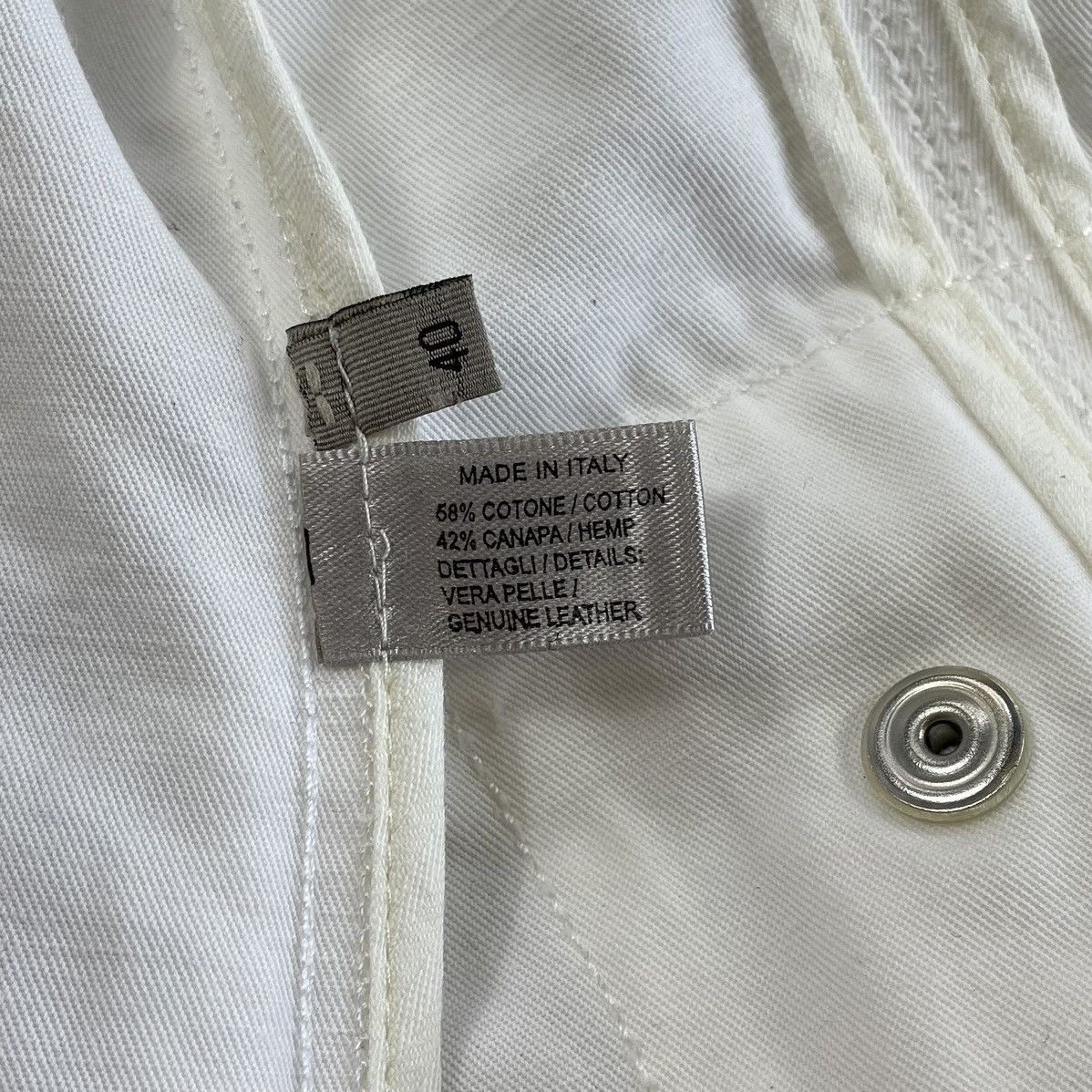 Bottega Veneta Bottega Veneta Zip Biker Transformer Off White Jacket Size S / US 4 / IT 40 - 24 Thumbnail