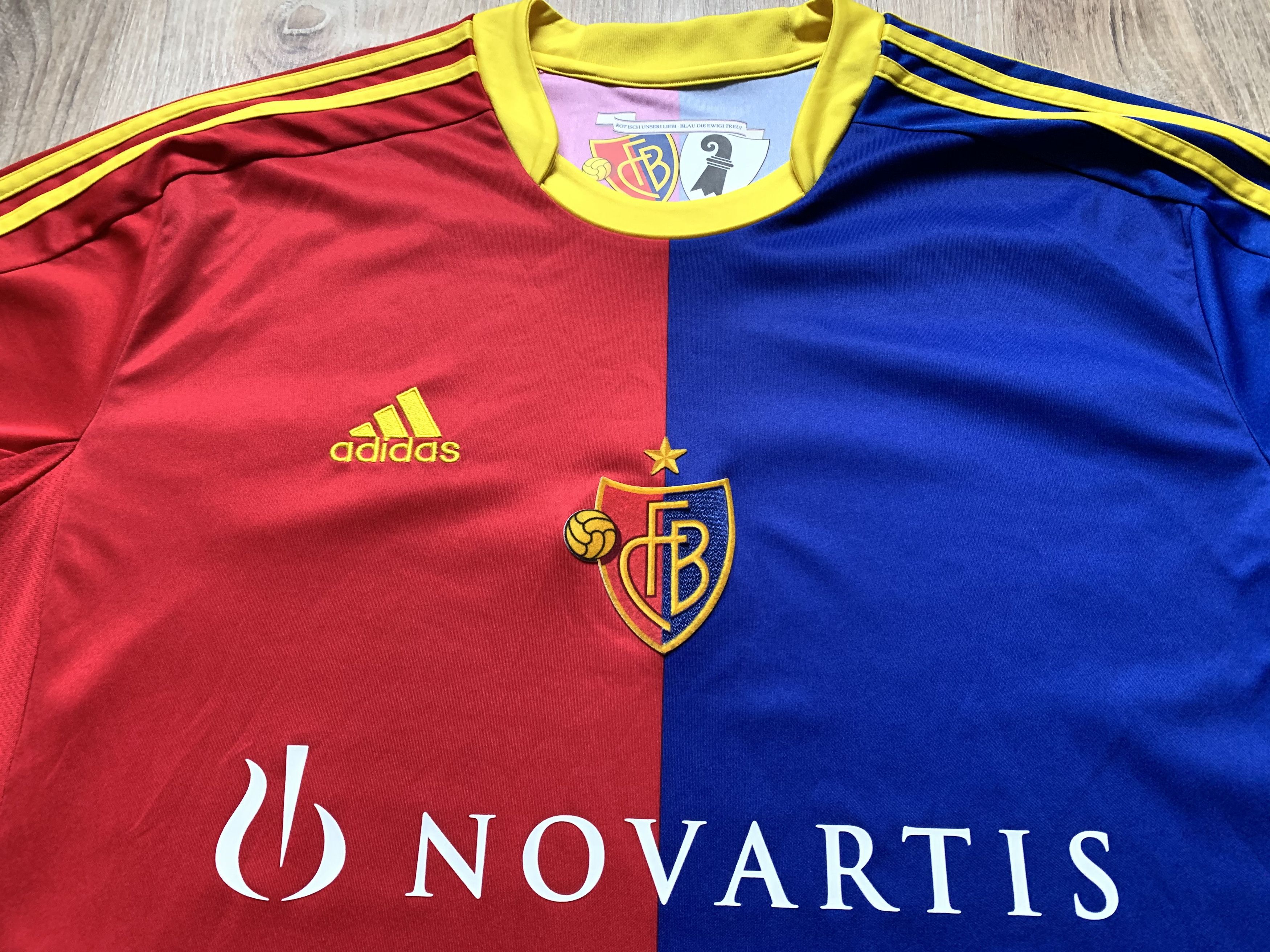 Adidas Adidas Basel Football Shirt 2012-2013 Size US XL / EU 56 / 4 - 4 Thumbnail