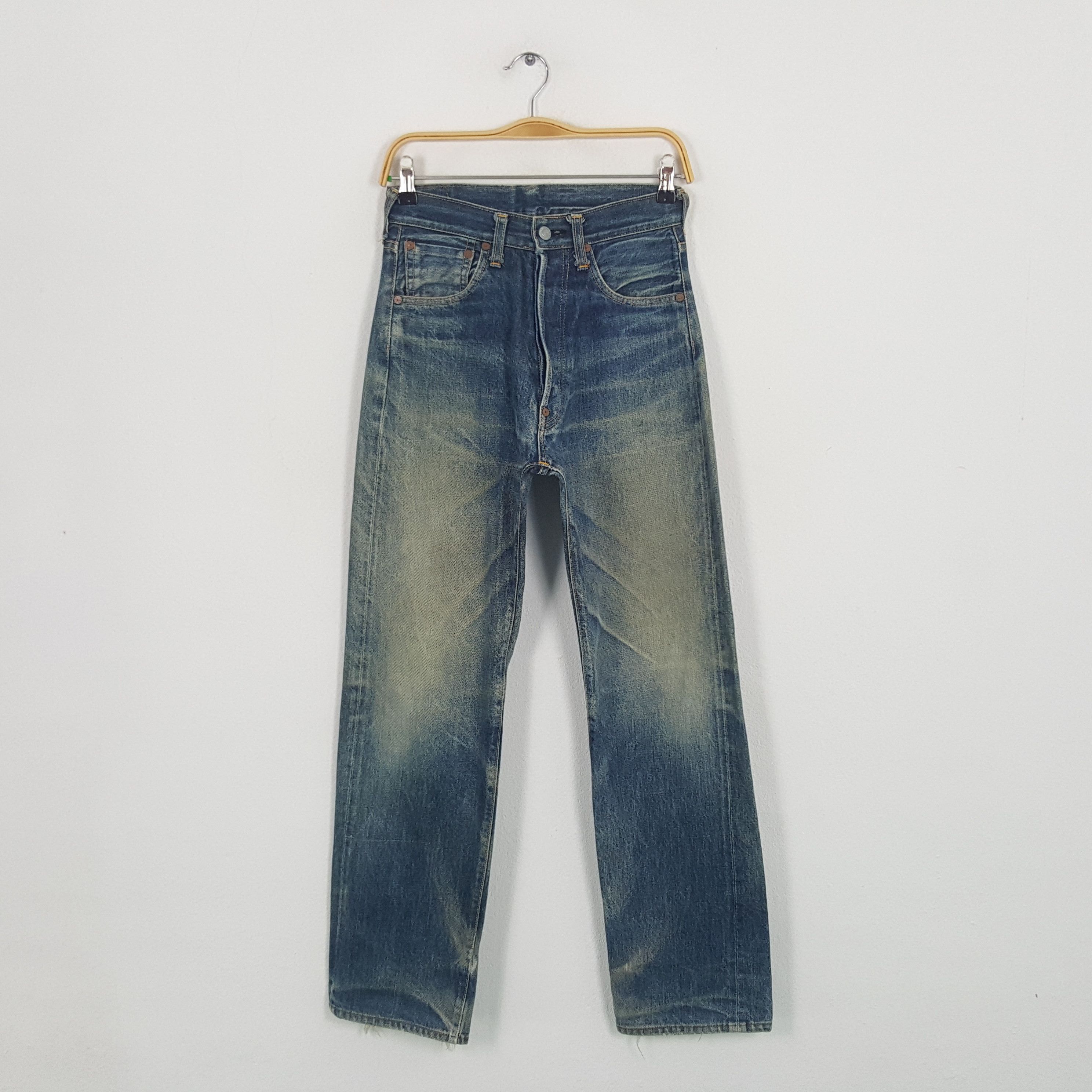 If Six Was Nine × Japanese Brand × Vintage Vintage Evis Japanese Brand Daicock Custom Art Jeans Size US 26 / EU 42 - 3 Thumbnail