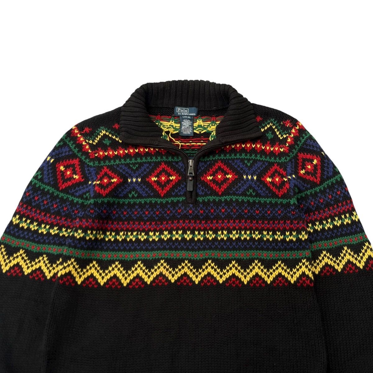 Polo Ralph Lauren Vtg Polo Ralph Lauren Navajo Knited Size US M / EU 48-50 / 2 - 2 Thumbnail