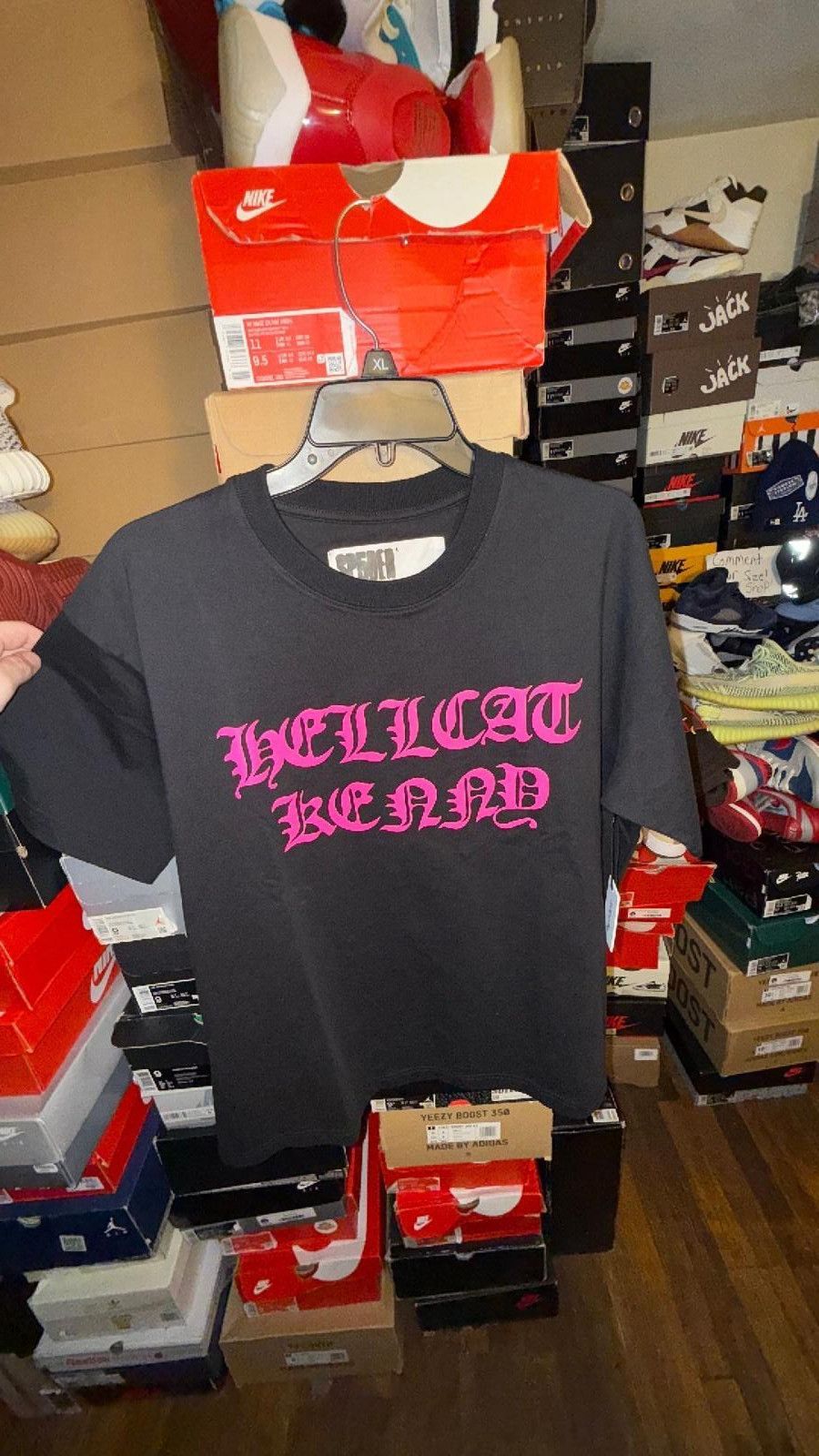 Designer Sp5der hellcat Kenny tee Sz L Size ONE SIZE - 1 Preview
