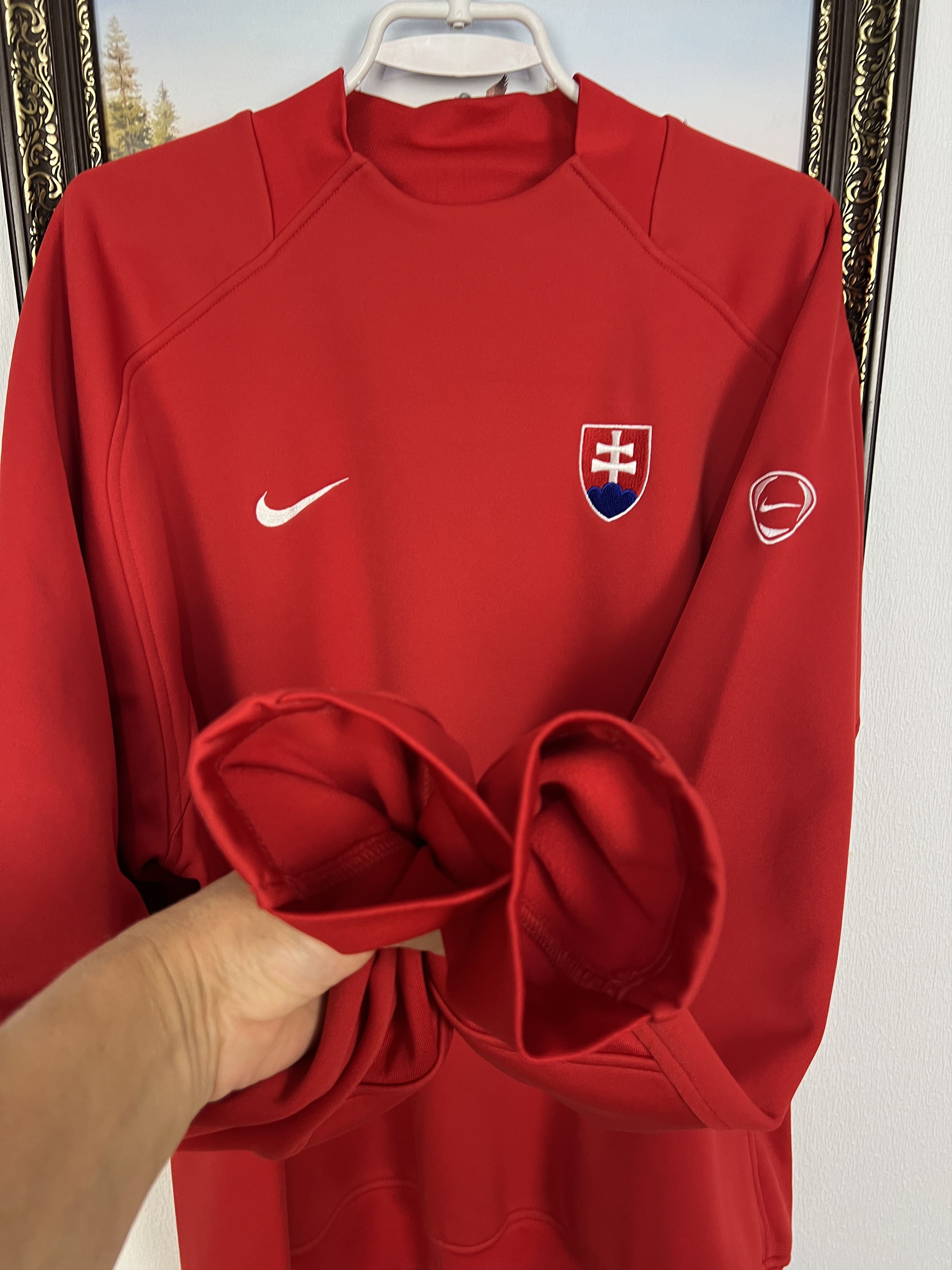 Nike Vintage Nike Slovakia Football Sweatshirt Soccer Crewneck Size US XXL / EU 58 / 5 - 5 Thumbnail
