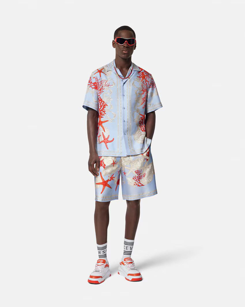 Versace o1s22i1n0125 Bermuda Short in Multicolor Size US 34 / EU 50 - 2 Thumbnail