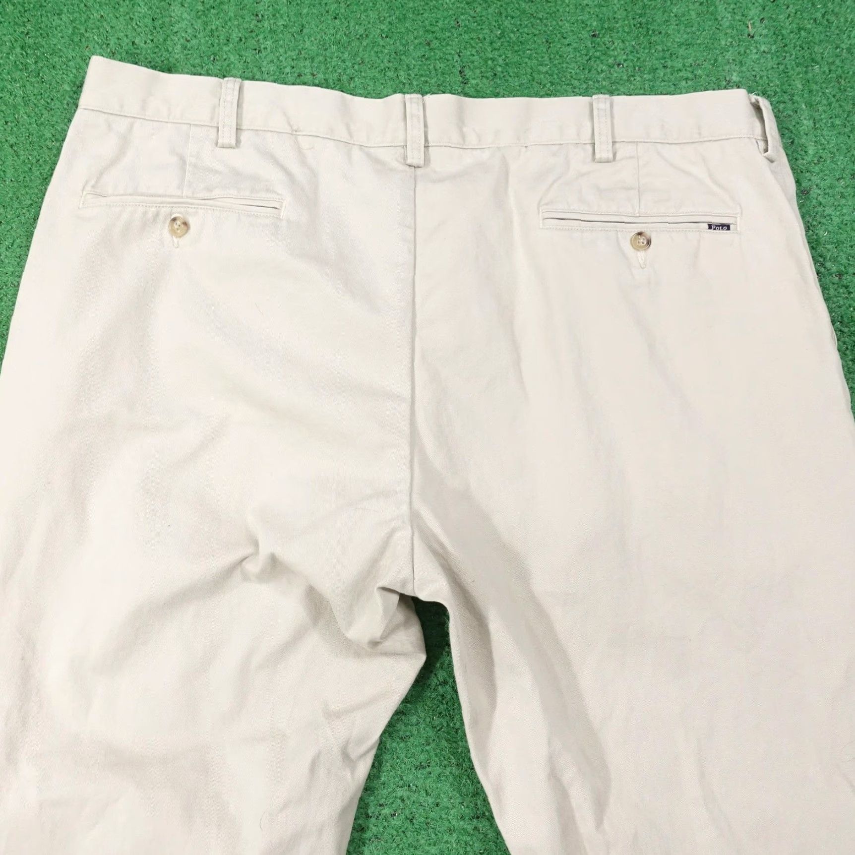 Polo Ralph Lauren Polo Ralph Lauren Pants Mens 40x32 Beige Chino Slim Fit Cotton Pockets Size US L / EU 52-54 / 3 - 5 Thumbnail