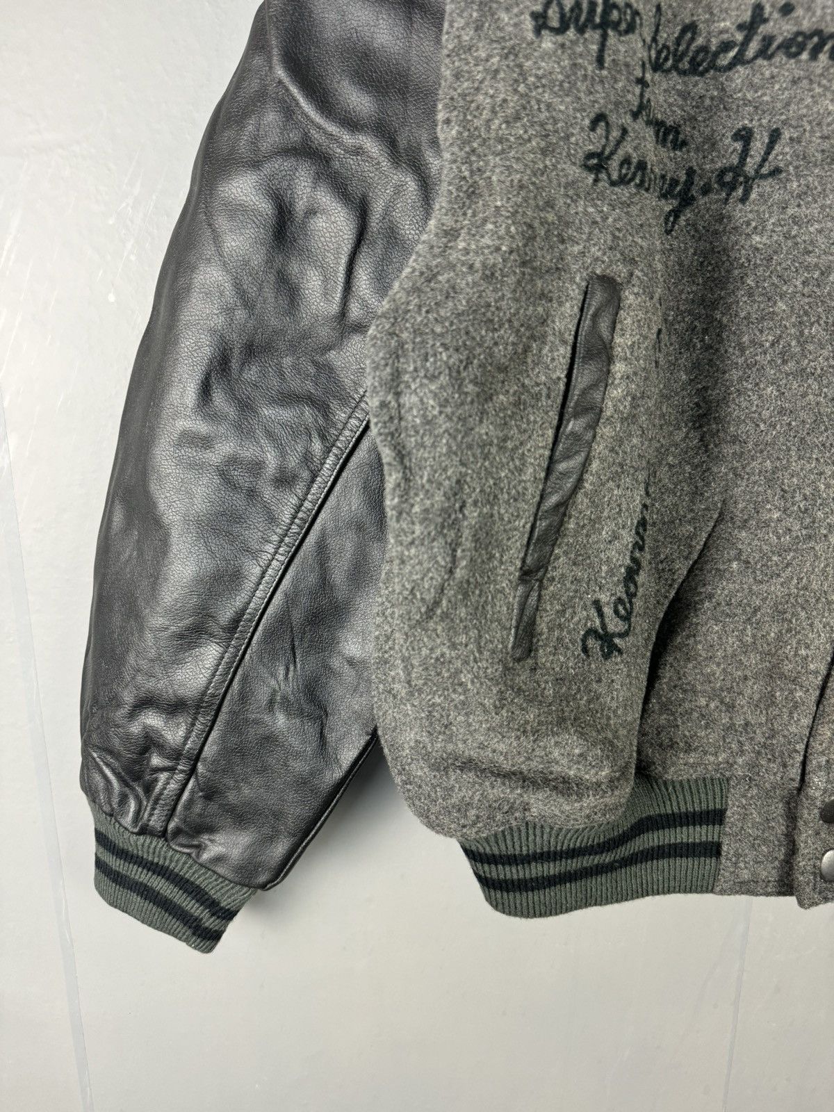 Vintage VINTAGE KEARNEY HOUSE LEATHER LETTERMAN VARSITY JACKET Size US L / EU 52-54 / 3 - 8 Thumbnail
