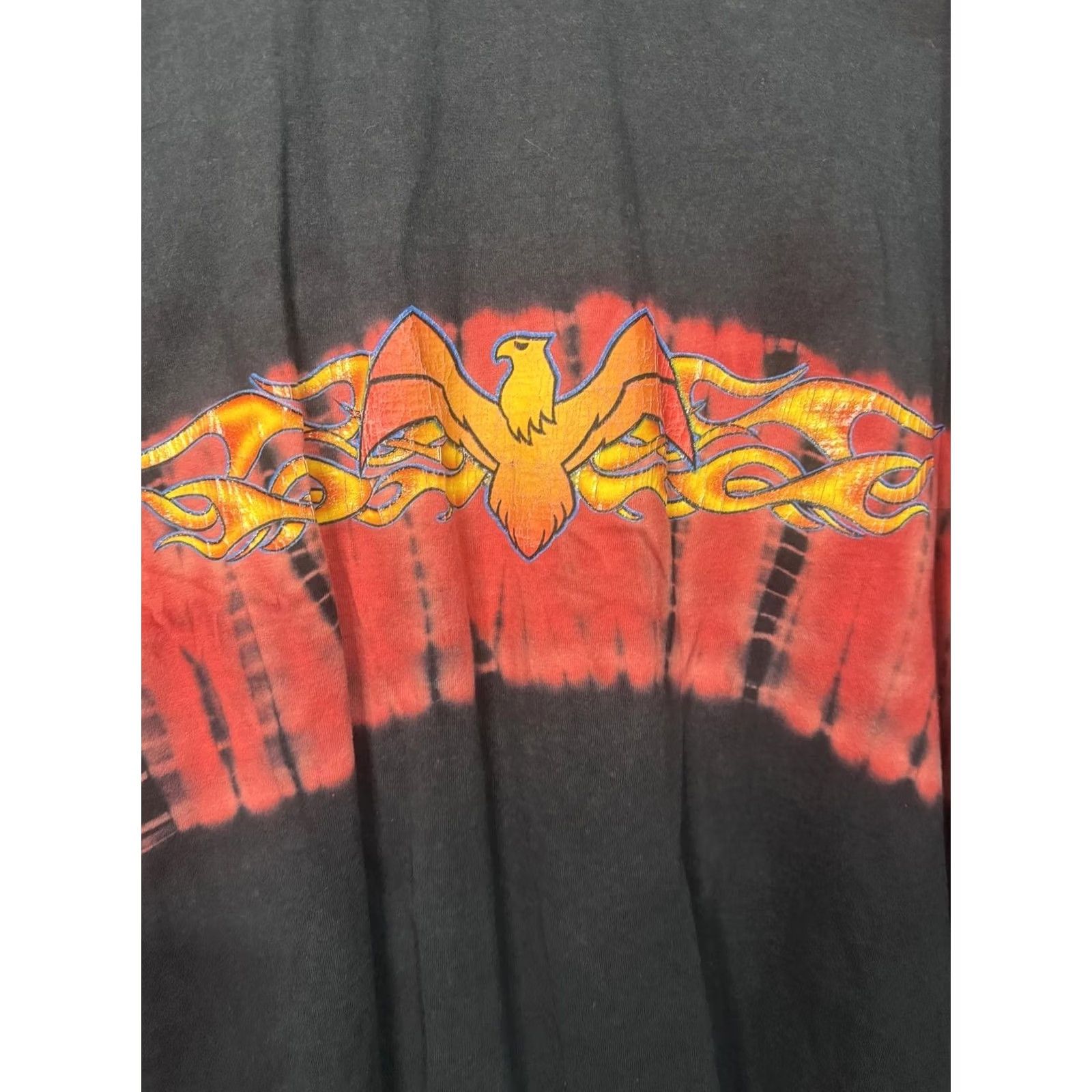 Vintage VINTAGE Extreme Limit Men's Shirt XXL Long Sleeve Crew Neck Phoenix Flame Design Black 2XL Size US XXL / EU 58 / 5 - 2 Thumbnail