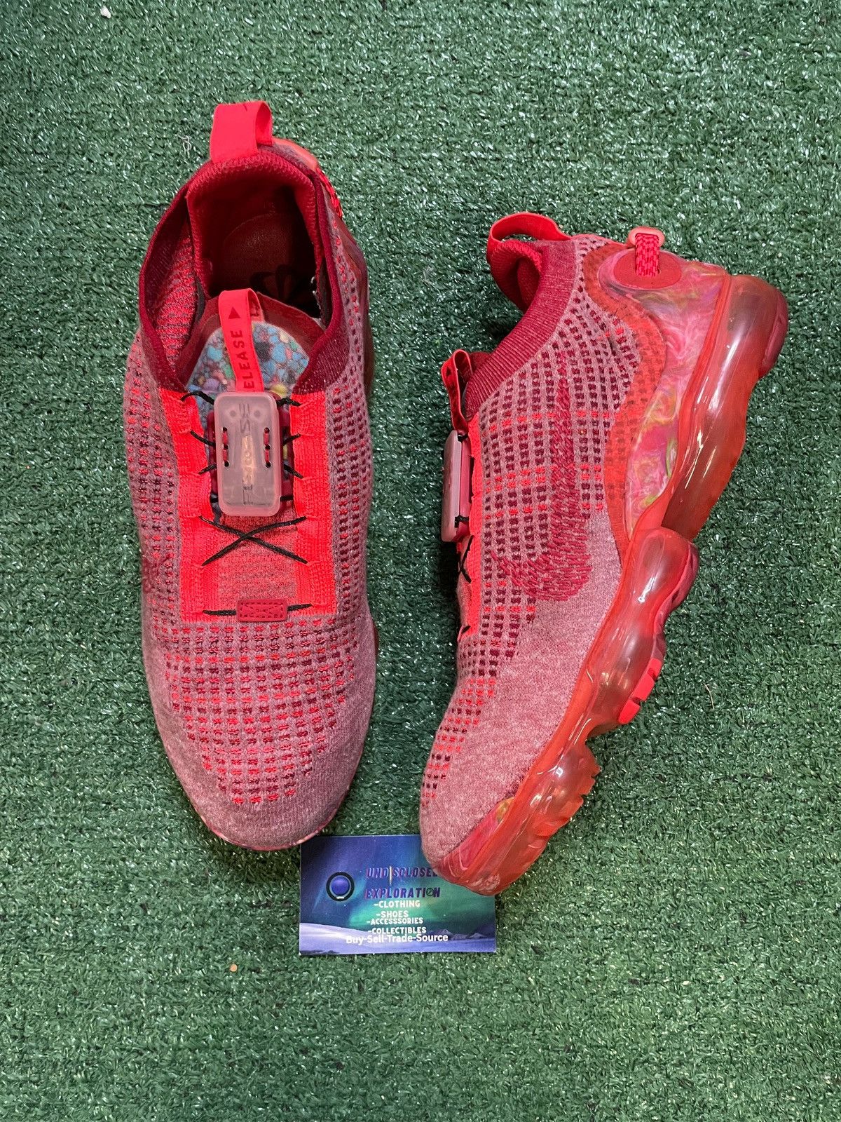 Nike Nike flyknit vapormax team red size 10men/11.5women Size US 10 / EU 43 - 1 Thumbnail