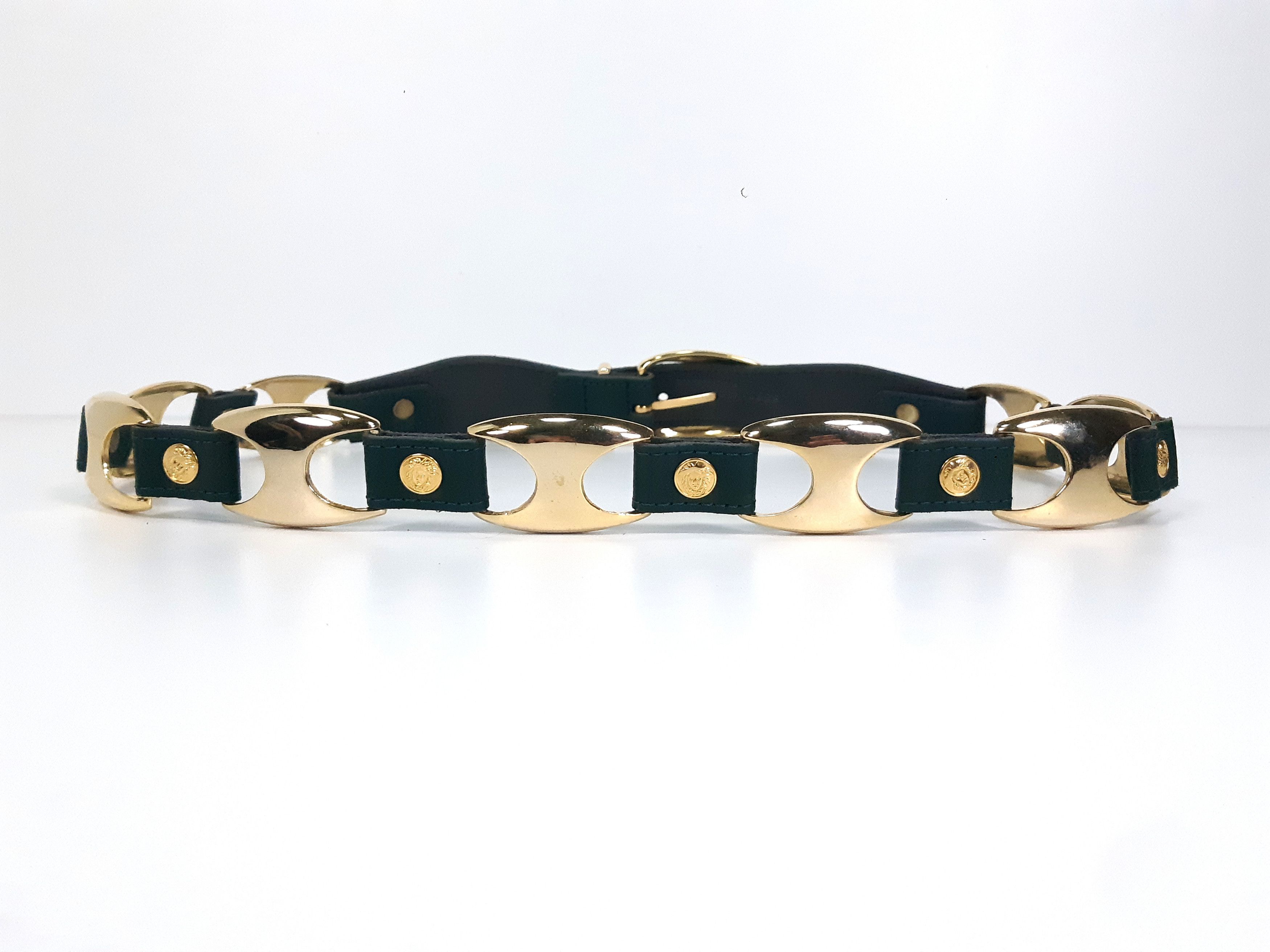 Other Vintage Metal/Coated Split Leather France belt NEW Size ONE SIZE - 6 Thumbnail