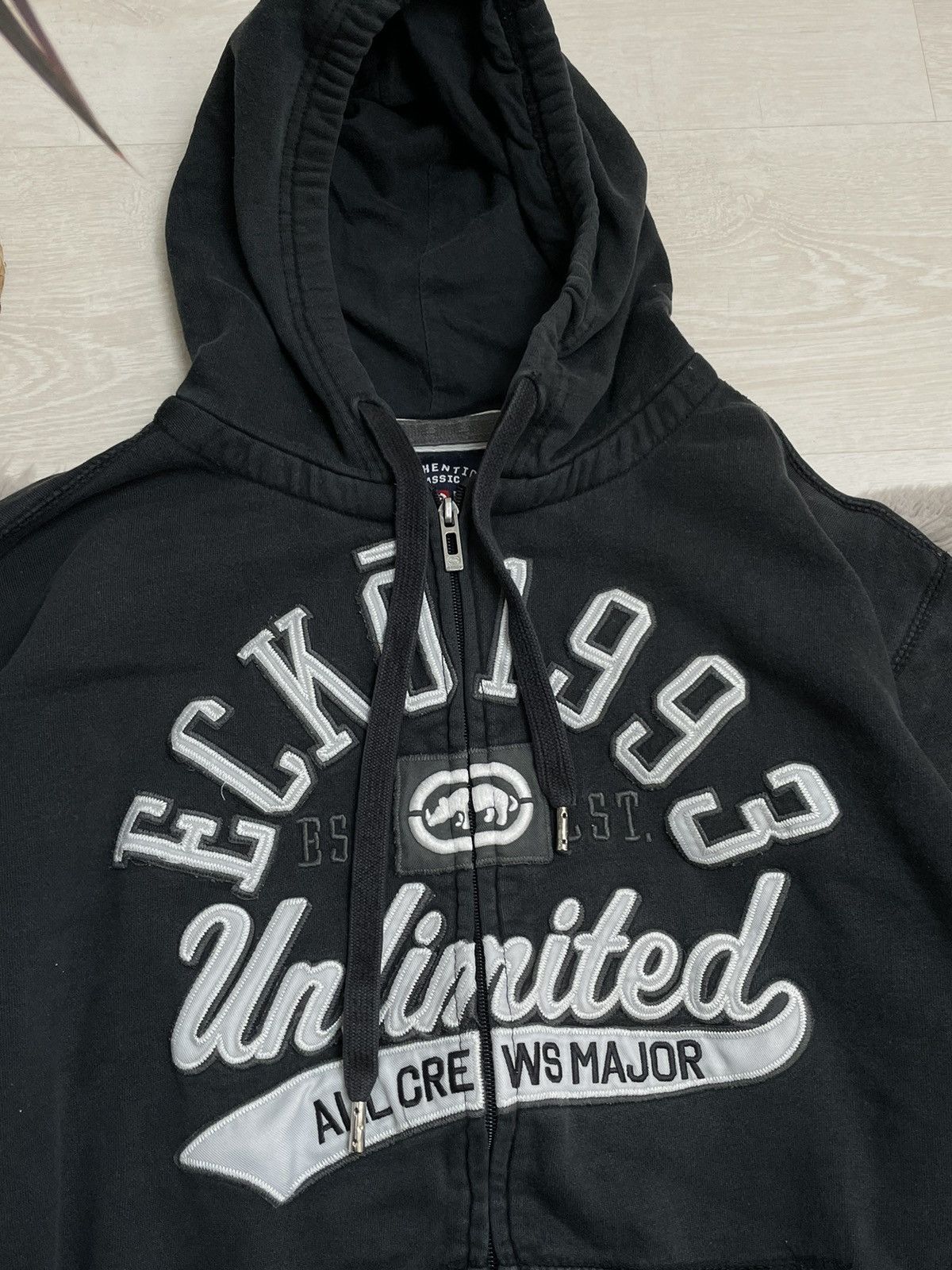 Ecko Unltd. × Vintage Ecko Unltd Vintage 90’s Zip Hooded Oversized Big Logo Y2k Size US XL / EU 56 / 4 - 4 Thumbnail
