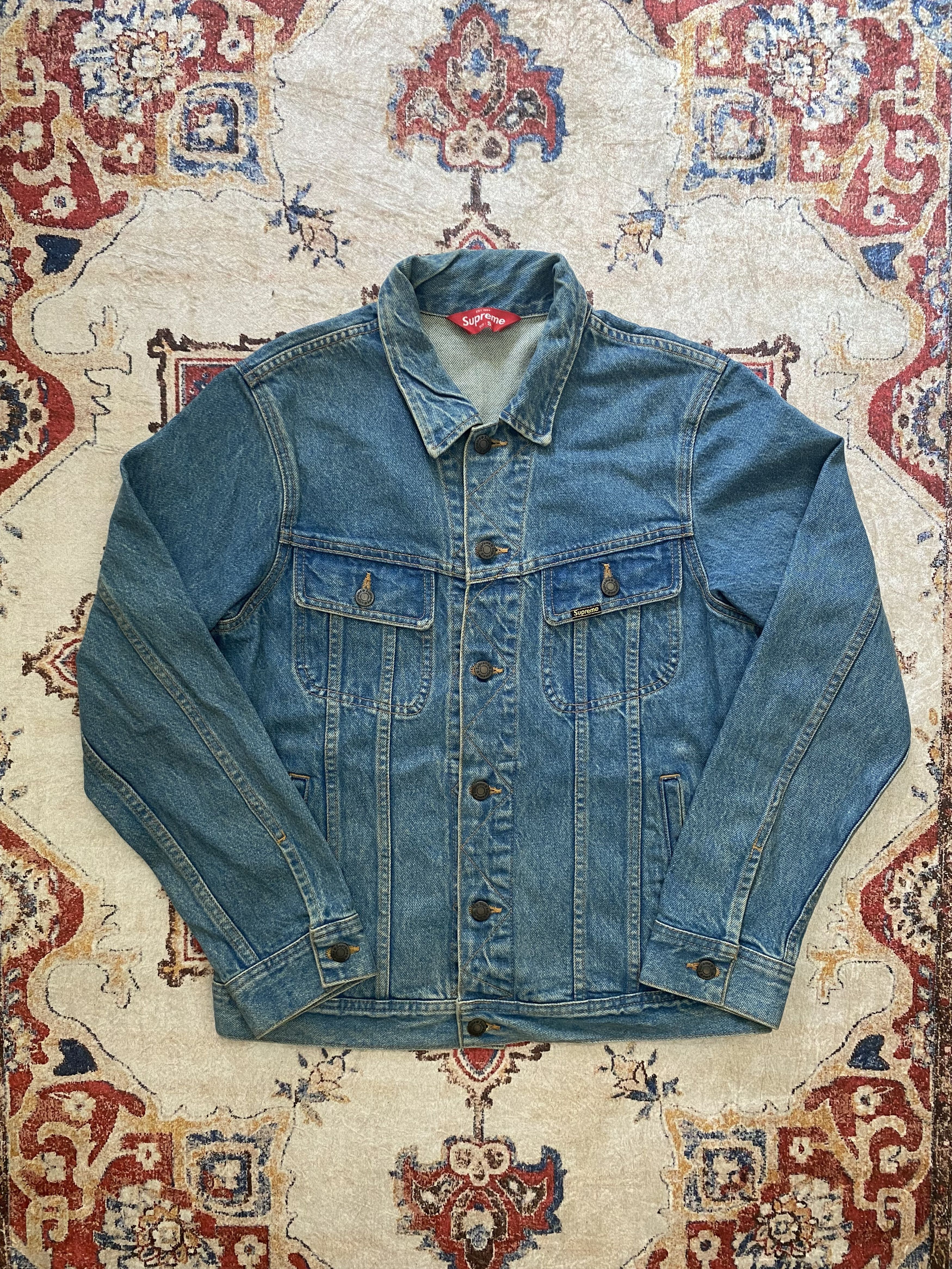 Black Sabbath × Supreme Supreme Black Sabbath Denim Trucker Jacket Size US S / EU 44-46 / 1 - 3 Thumbnail