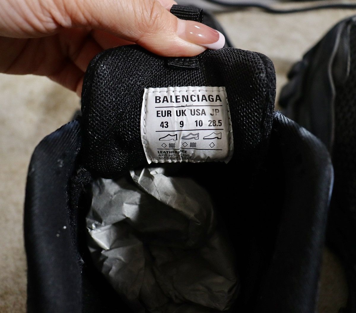 Balenciaga Balenciaga Track 3.0 Unlaced ，us10 Size US 10 / EU 43 - 9 Thumbnail