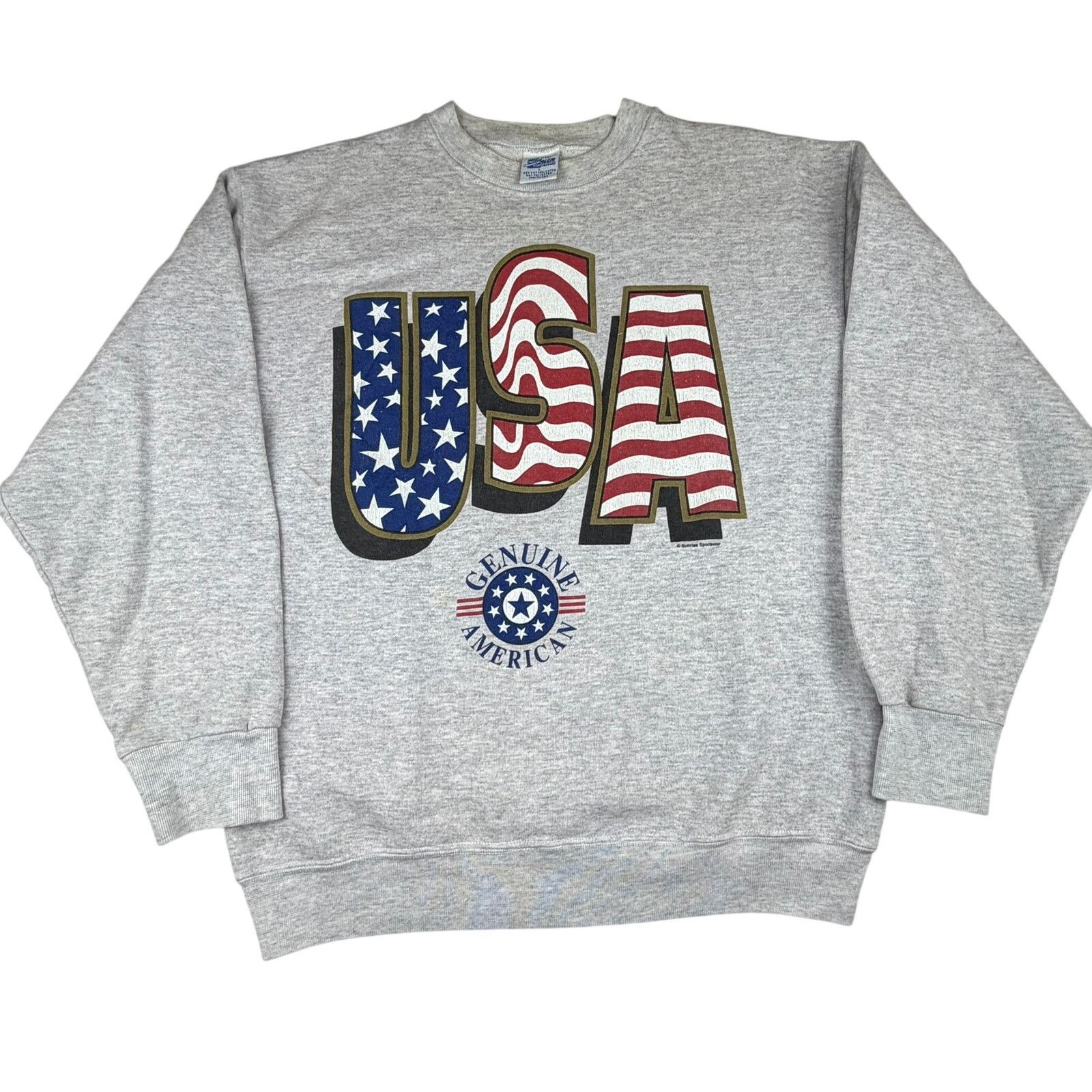 Salem Sportswear Vintage USA American Graphic Crewneck Sweatshirt Size L Size US L / EU 52-54 / 3 - 1 Thumbnail
