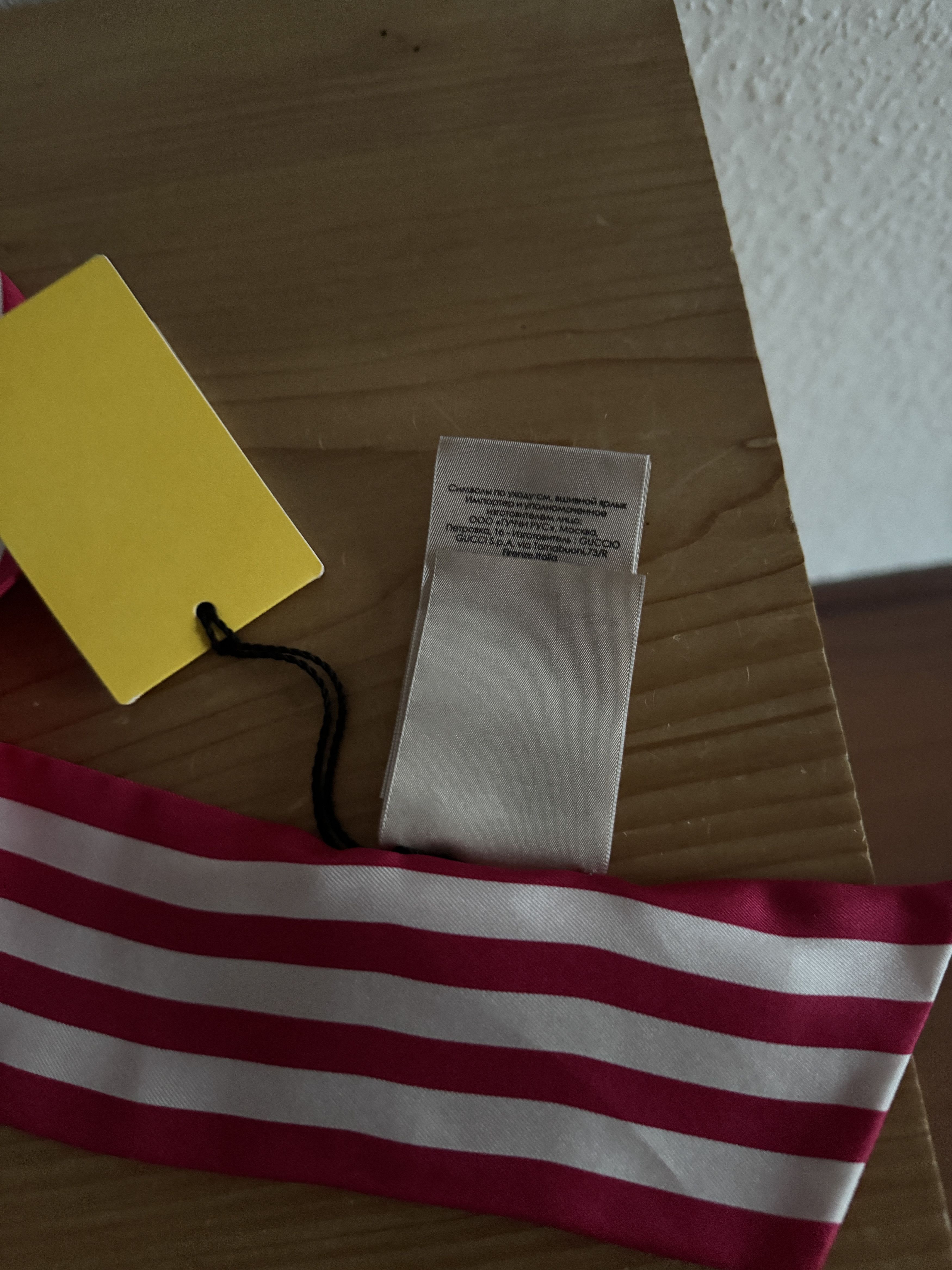 Adidas × Gucci Silk Twilly Scarf Size ONE SIZE - 13 Thumbnail