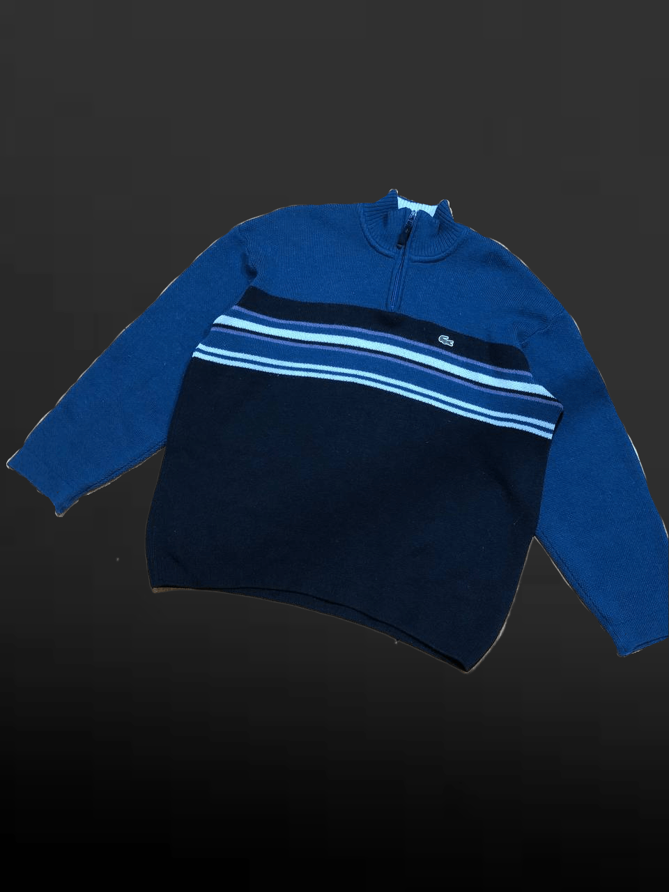 Lacoste Sweatshirt Zip 1/4 Logo Lacoste Y2K Streetwear Size US M / EU 48-50 / 2 - 1 Thumbnail