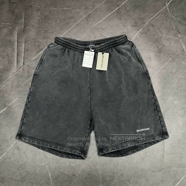 Balenciaga Balenciaga size XS Washed Old-Look Embroidered Letter Logo Size US 27 - 1 Thumbnail