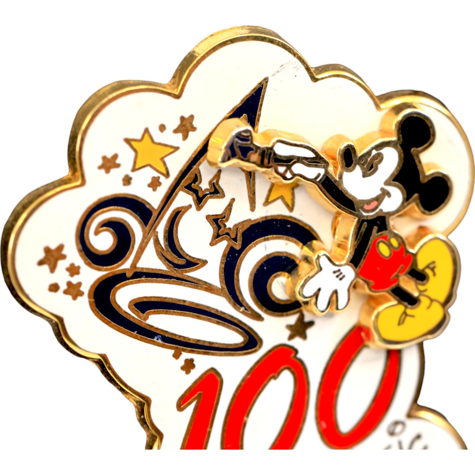 Disney × Mickey Mouse Disney 100 Years of Magic October 2001 Passholder Pin *NEW* Size ONE SIZE - 4 Thumbnail