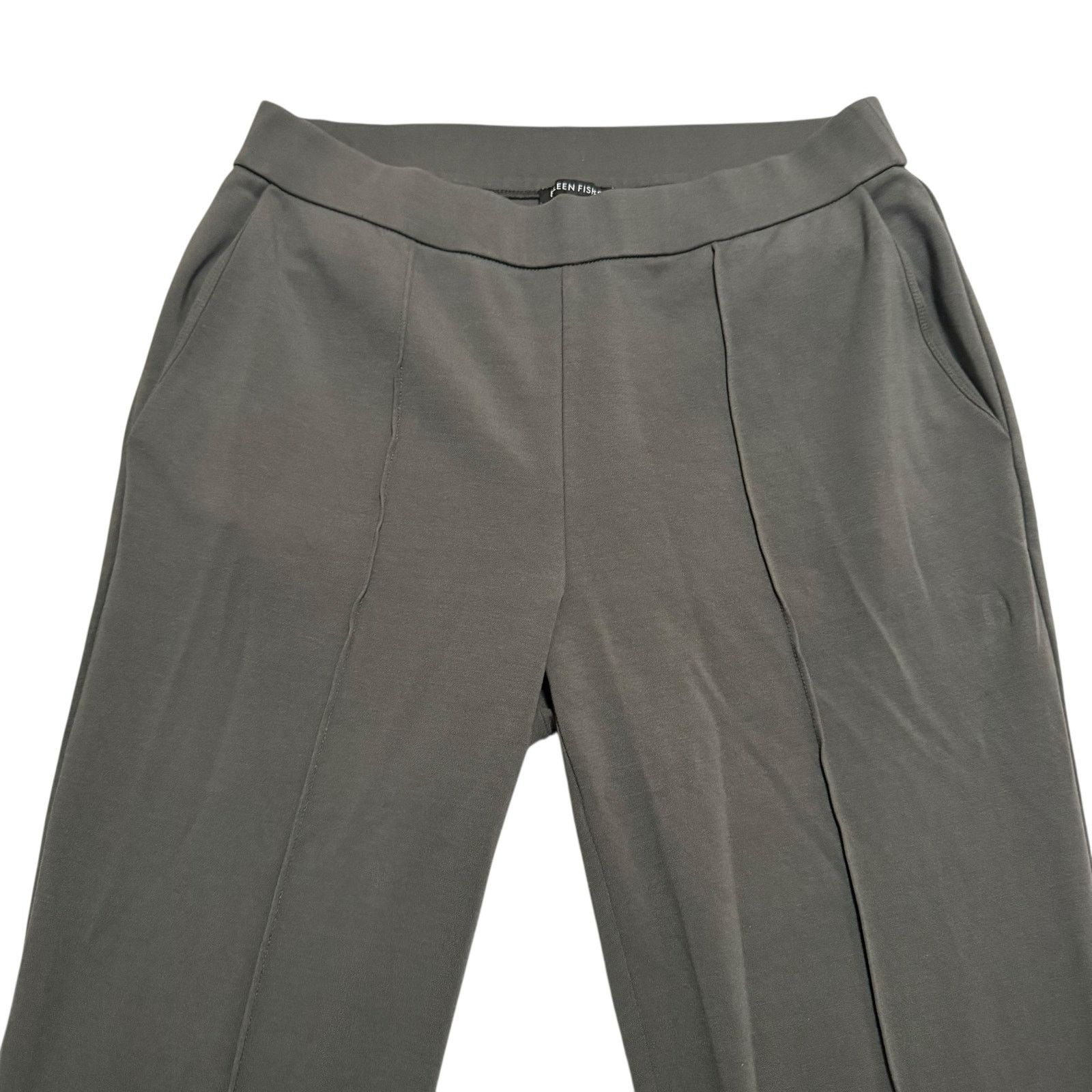 Eileen Fisher Eileen Fisher Washable Flex Ponte Pintuck Pants Grove PS Size 30" / US 8 / IT 44 - 4 Thumbnail