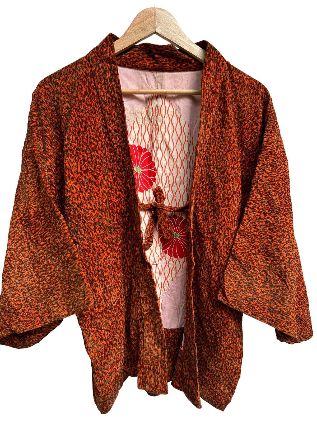 Japanese Brand × Kapital × Vintage Leopard Vintage Kimono Orange Rare design 🎌☠️ Size US M / EU 48-50 / 2 - 2 Thumbnail