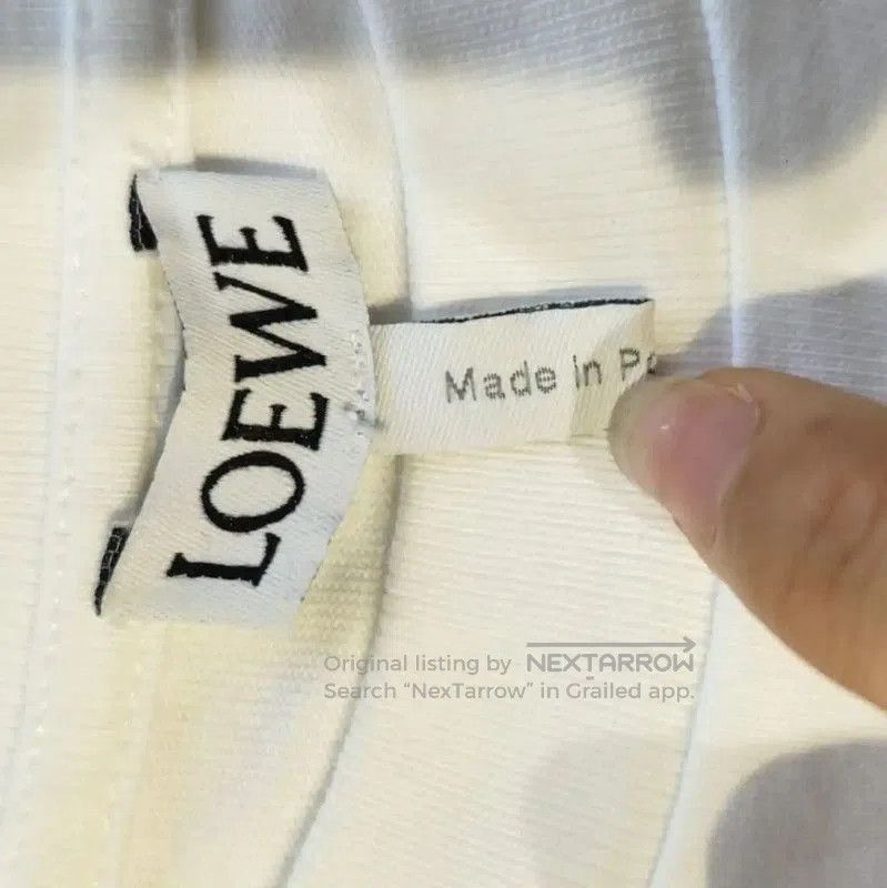 Loewe Loewe White Cotton Women's T-Shirt . Size S / US 4 / IT 40 - 4 Thumbnail