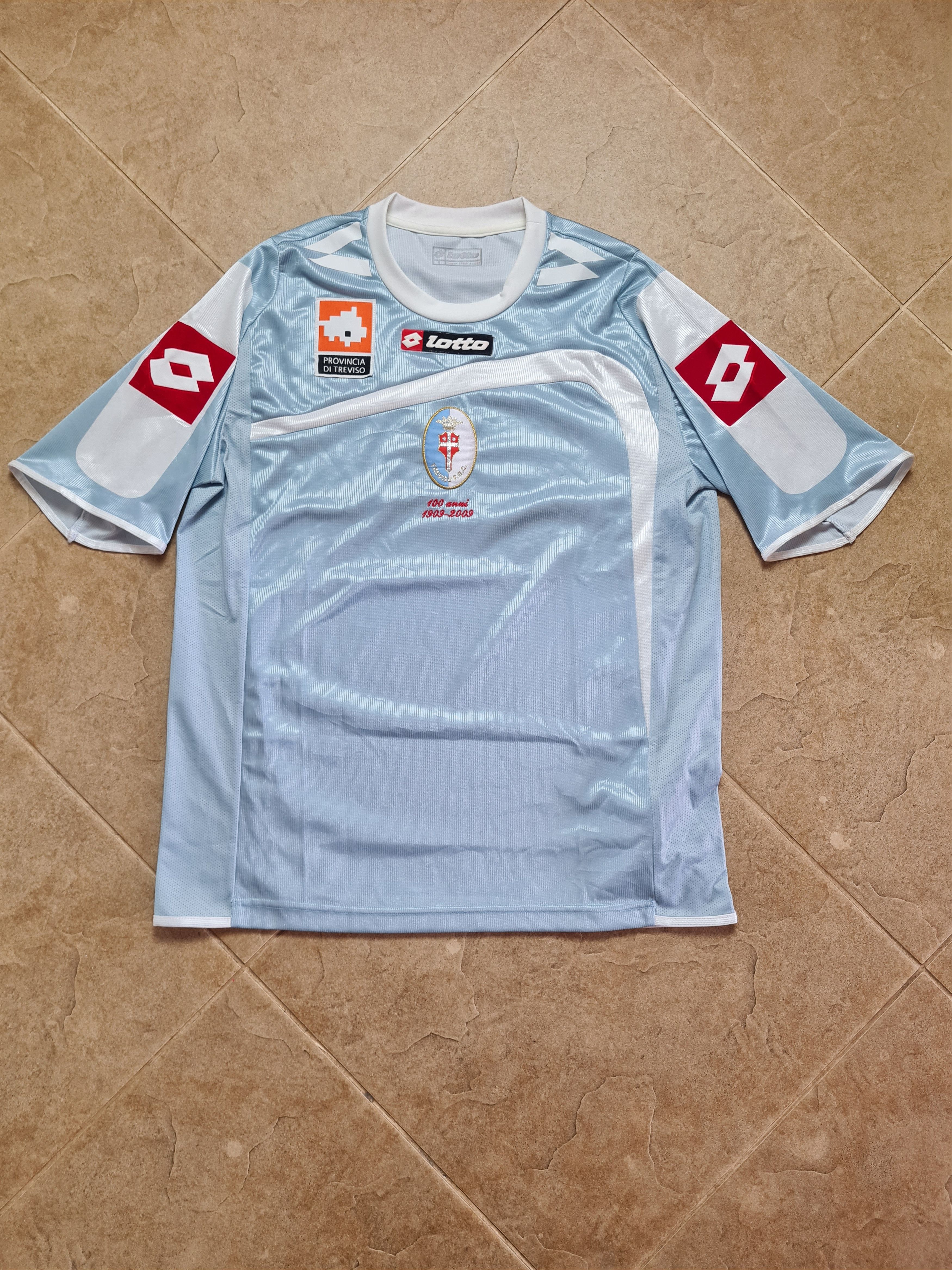 TREVISO 2008-09 centenary football shirt Lotto Italy maglia