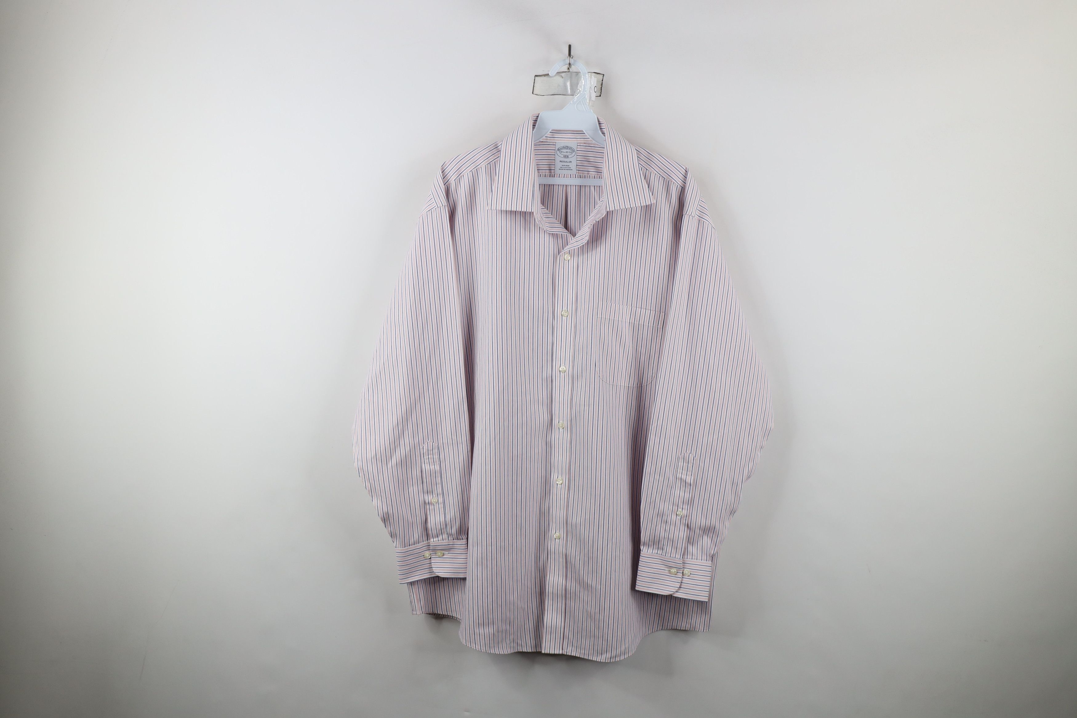 Brooks Brothers × Vintage Vintage Brooks Brothers Non Iron Collared Button Shirt Size US M / EU 48-50 / 2 - 1 Thumbnail