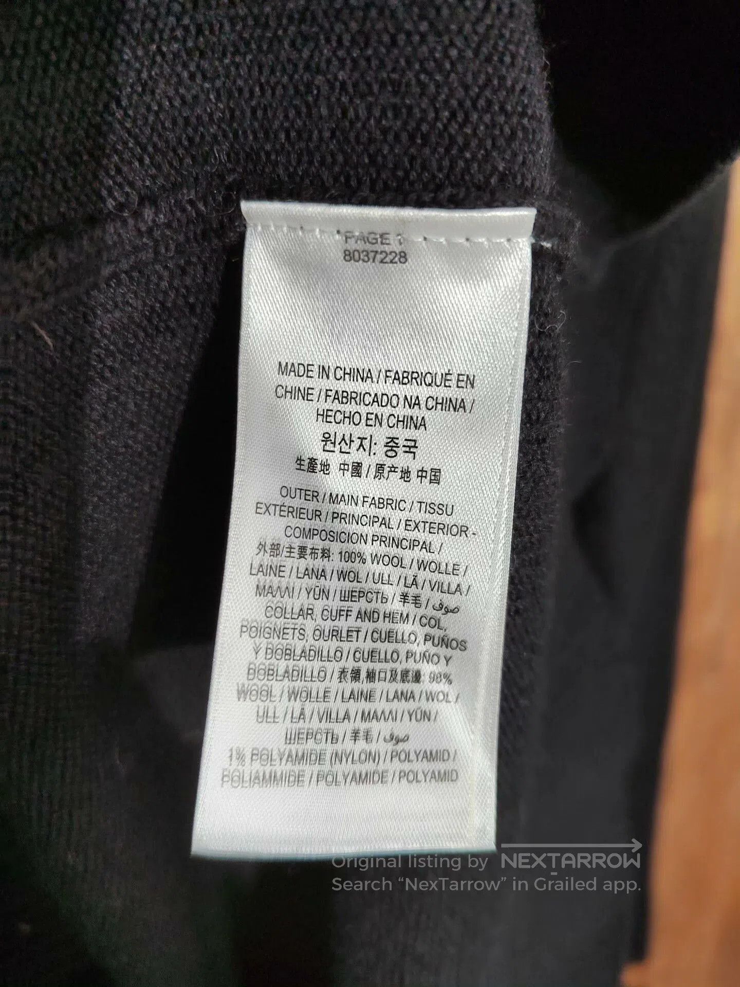 Burberry Burberry Love Series Black Sweater. Size US XS / EU 42 / 0 - 4 Thumbnail