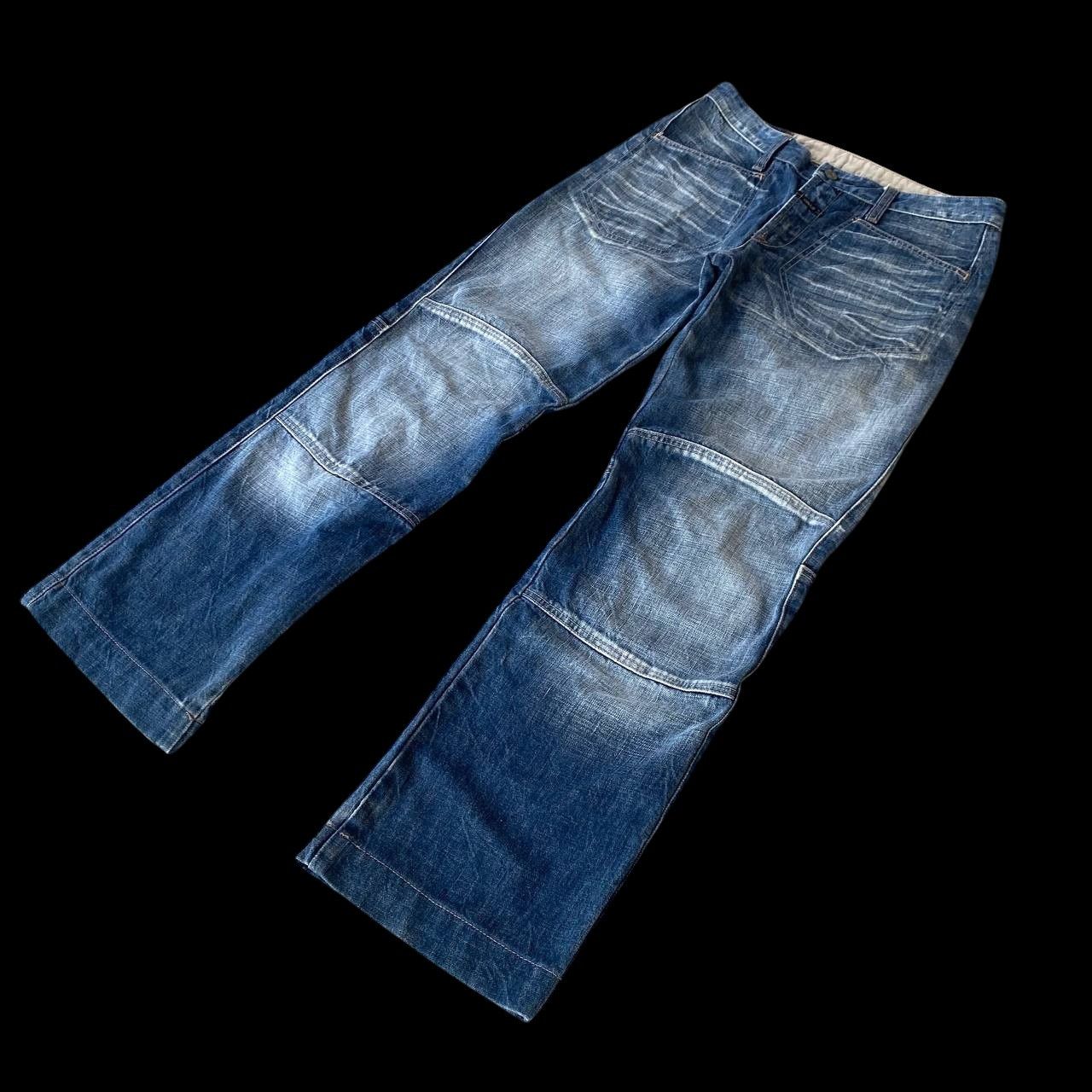 Marithe + Francois Girbaud Archival Marithé François Girbaud Panelled Technical Denim Size US 31 - 1 Thumbnail