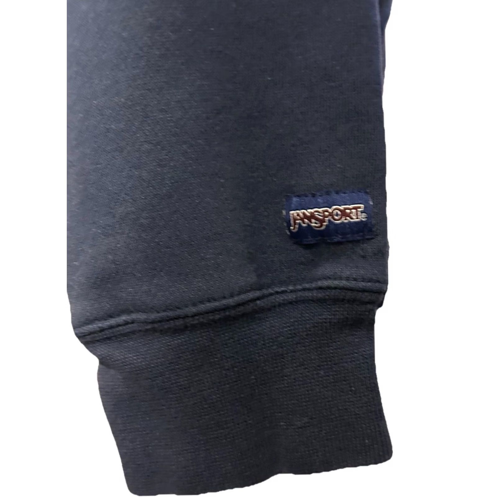 Jansport VTG Liberty University Hoodie Pullover Adult M Navy Blue Drawstring Logo 2000s University Jeans? Size US M / EU 48-50 / 2 - 7 Thumbnail