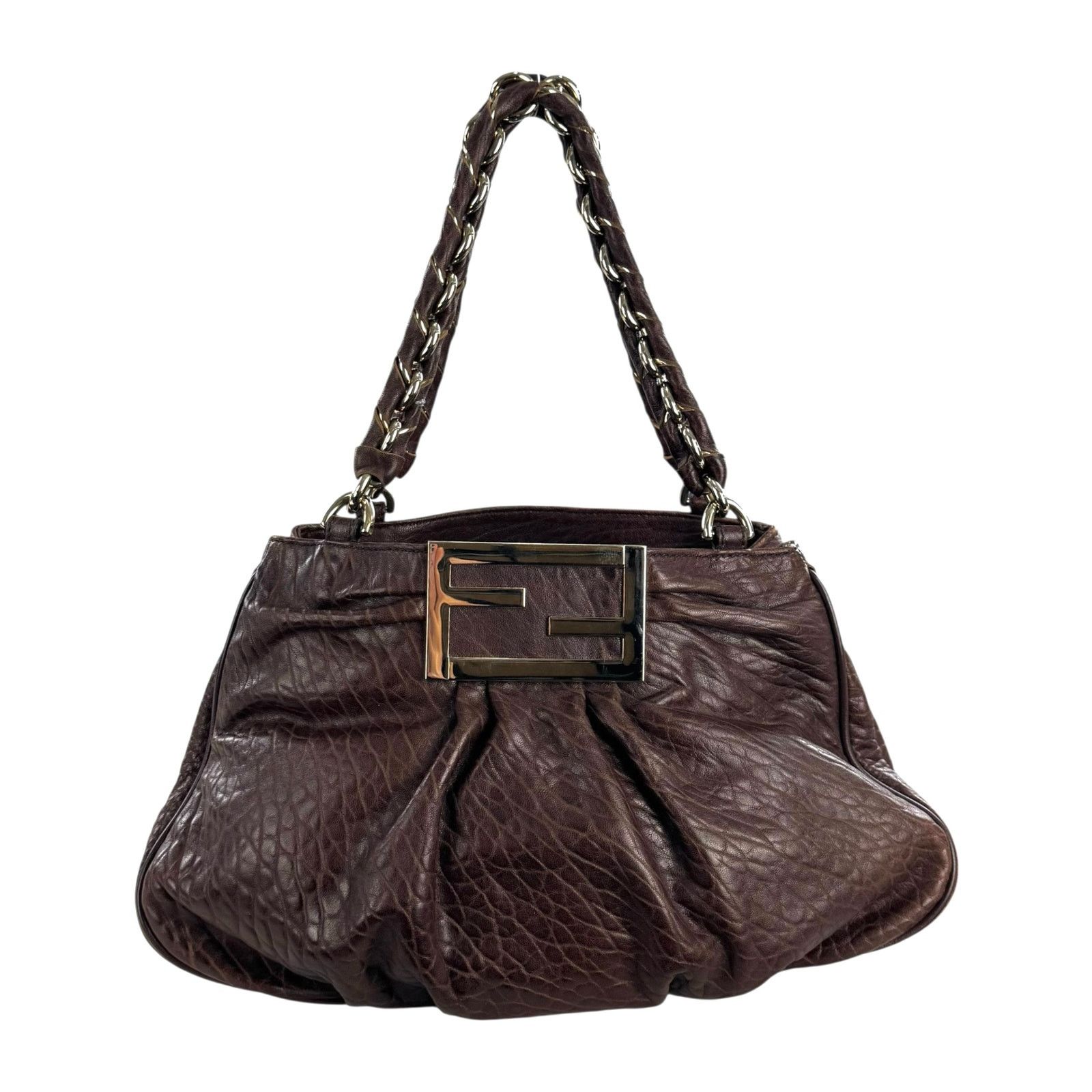 Fendi Fendi Mia Leather Shoulder Bag Size ONE SIZE - 1 Thumbnail
