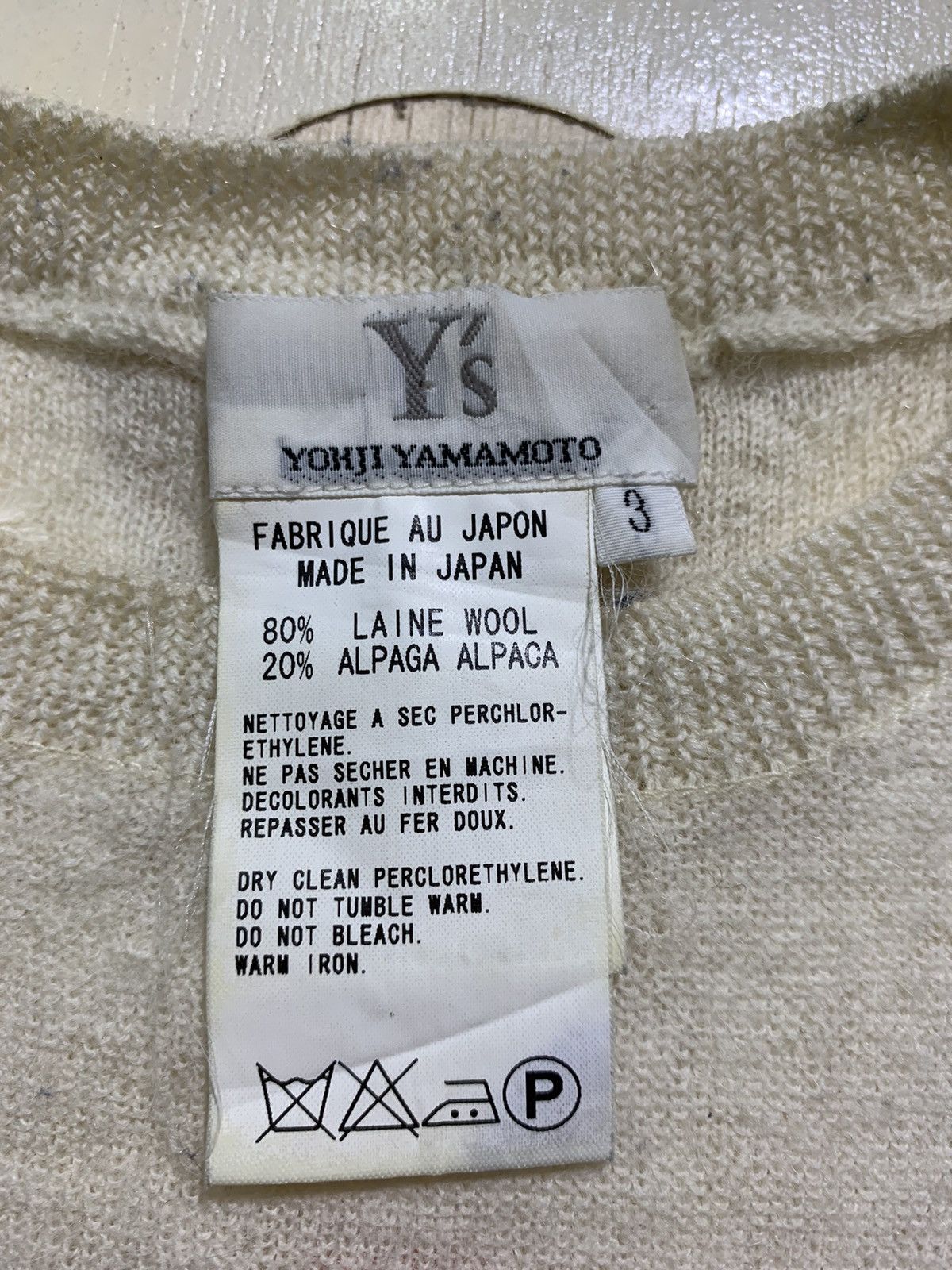 Y's × Yohji Yamamoto 🔥RARE Y’s YOHJI YAMAMOTO WOOL KNITTED JUMPER Size M / US 6-8 / IT 42-44 - 10 Thumbnail