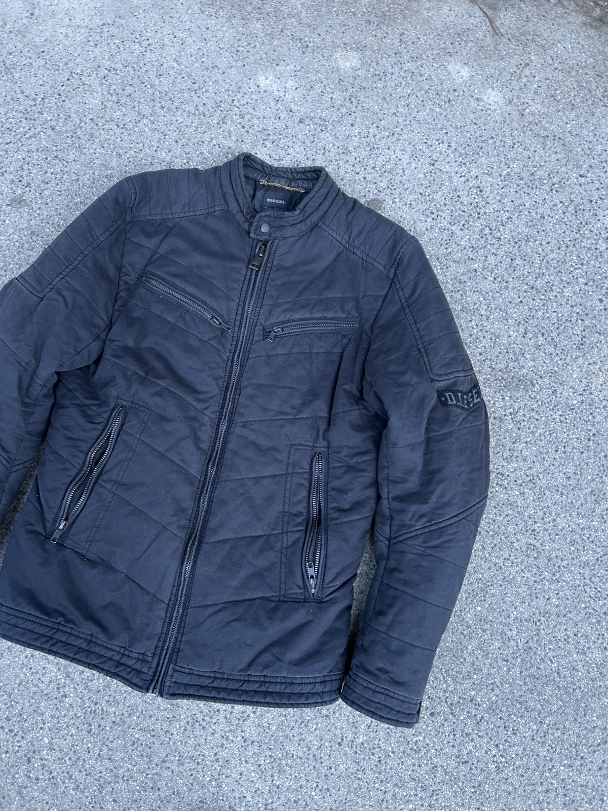 Diesel Diesel Vintage black Jacket Y2K Bomber with patch Size M / US 6-8 / IT 42-44 - 3 Thumbnail