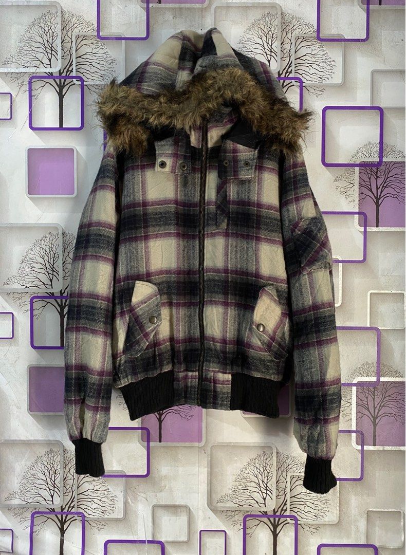 Hysteric Glamour Riche glamour plaid fur jacket Size US M / EU 48-50 / 2 - 1 Thumbnail