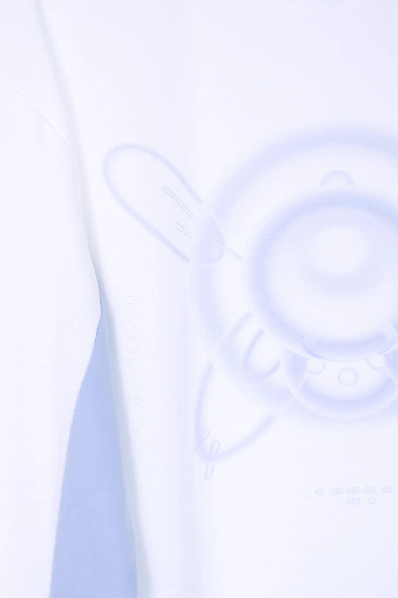 chloma "QUANTUM FOAM" LONG SLEEVE TEE / white×light blue Size US S / EU 44-46 / 1 - 3 Thumbnail
