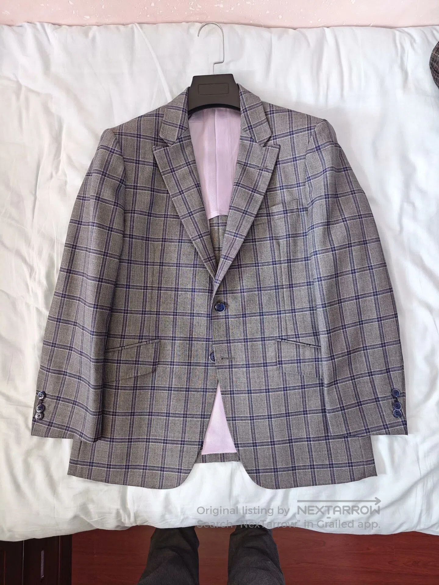 Japanese Brand Italian VBC Wool Custom Suit Jacket. Size US M / EU 48-50 / 2 - 4 Thumbnail