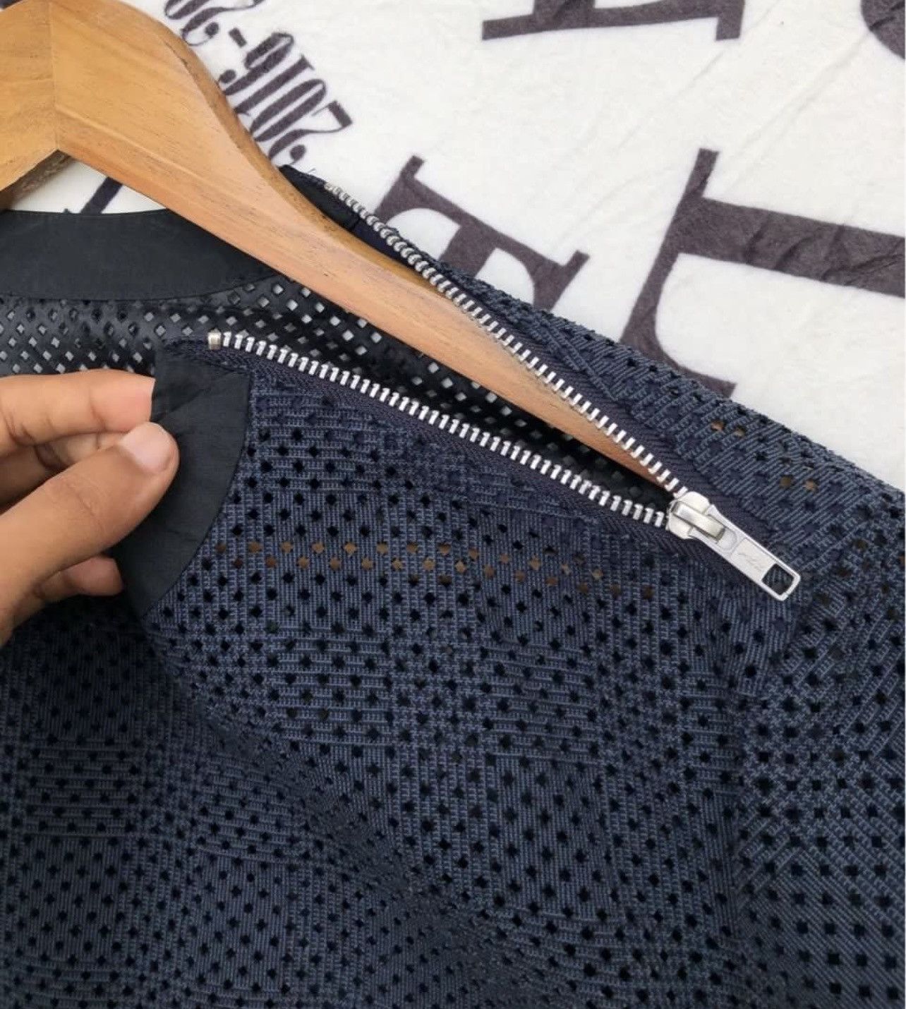 Sacai 🔥S/S 2014 Sacai Mesh Prototype Panelled Net Dress Size M / US 6-8 / IT 42-44 - 8 Thumbnail