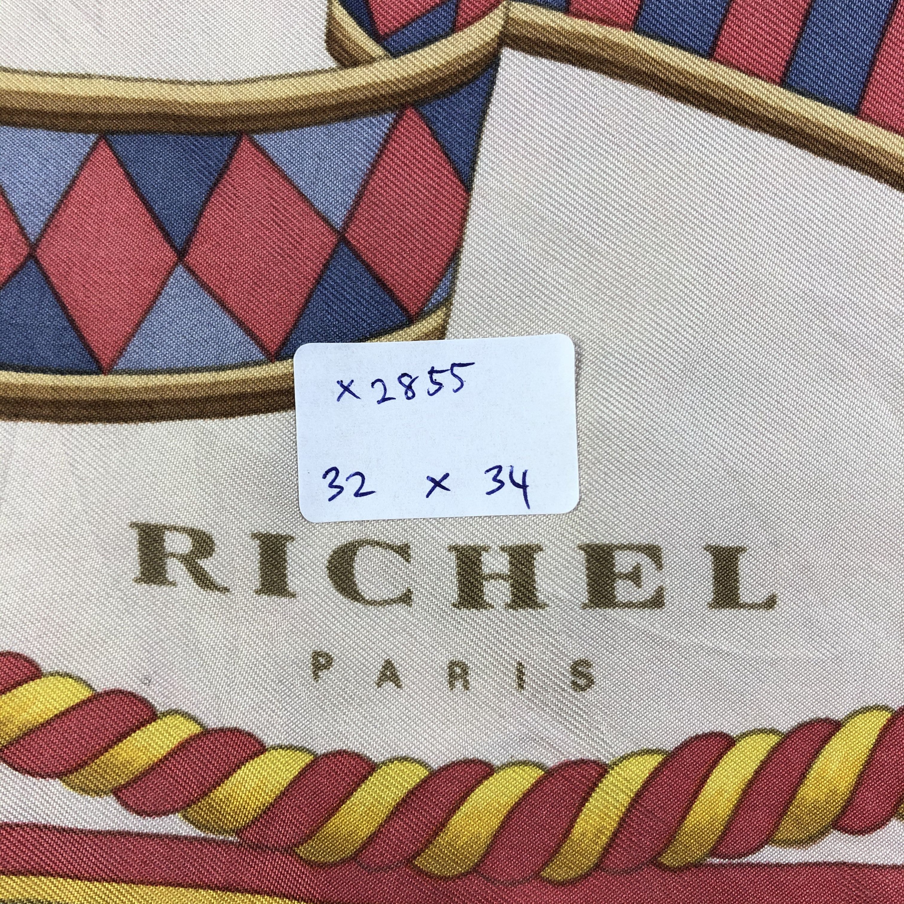 Vintage Vintage Richel Paris Silk Scarf Size ONE SIZE - 6 Thumbnail