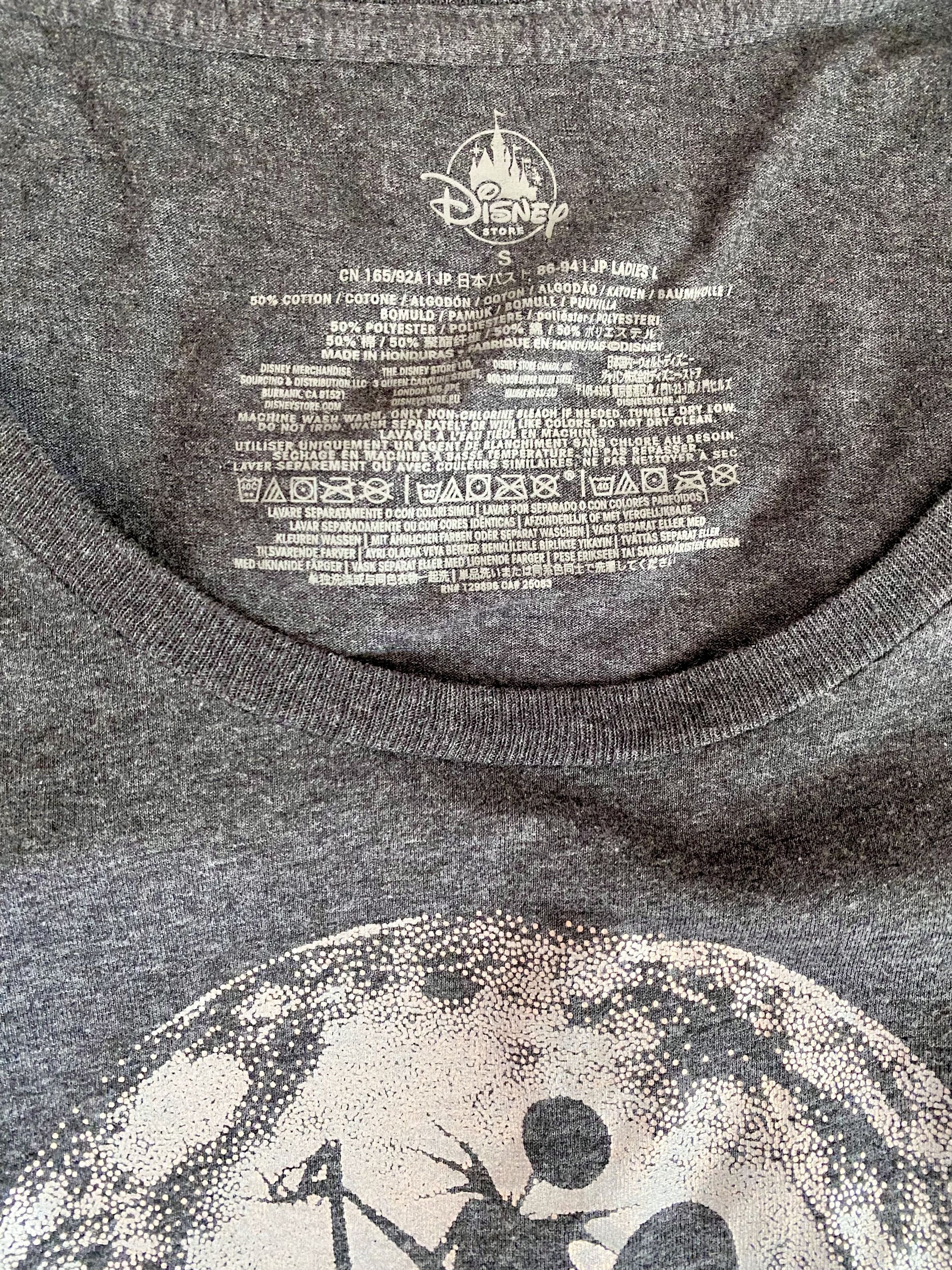 Disney Nightmare Before Christmas, Tim Burton - Gray Graphic Shirt Size S / US 4 / IT 40 - 6 Thumbnail
