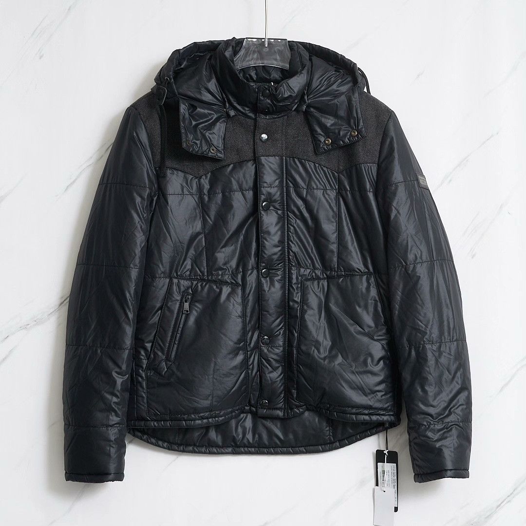 Dolce & Gabbana Dolce&Gabbana Men's Black Hooded Puffer Size US S / EU 44-46 / 1 - 1 Thumbnail