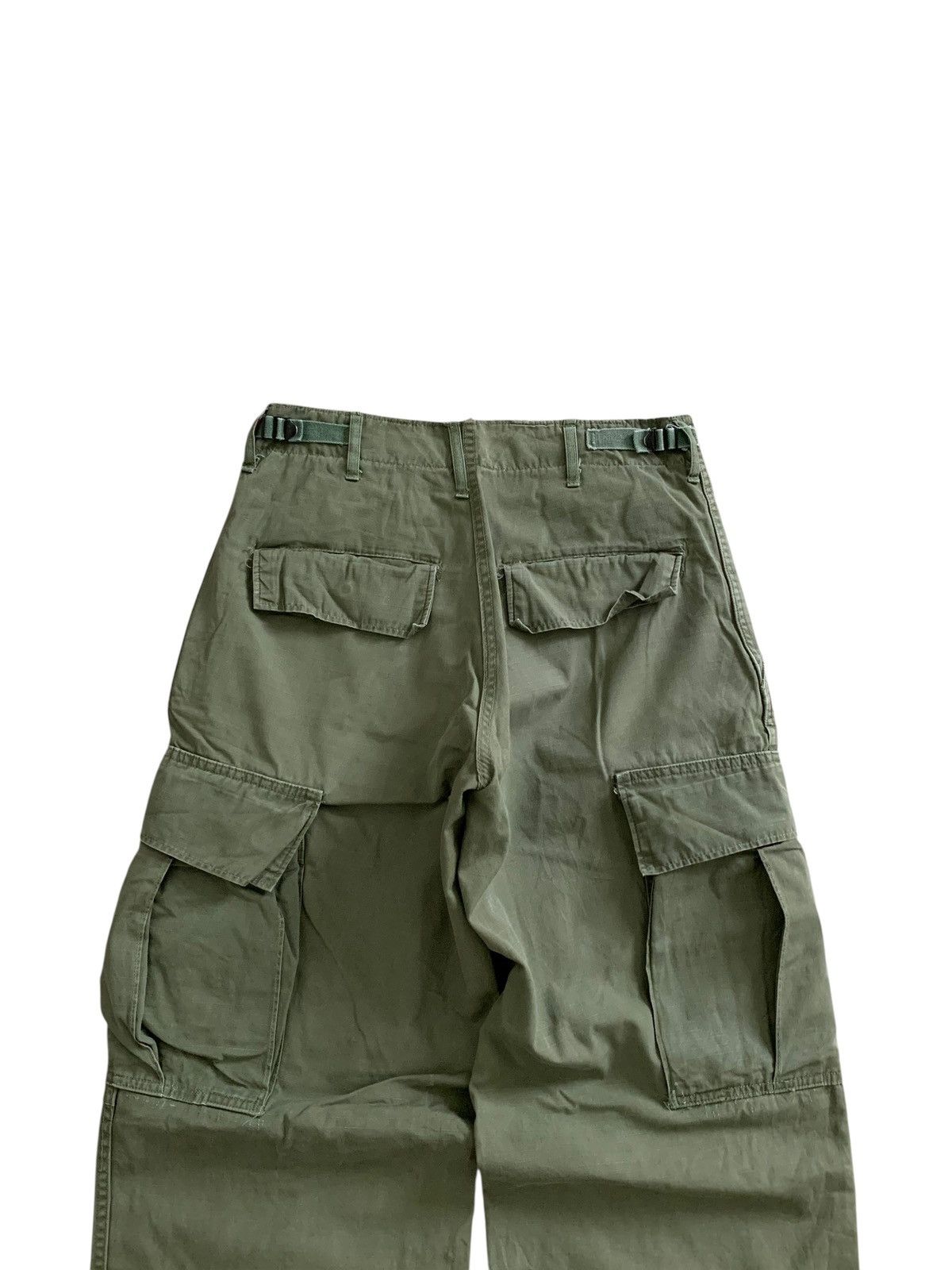 Vintage Last📦Vintage 60s Us Army Jungle Ripstop argo Trousers Size US 28 / EU 44 - 9 Thumbnail