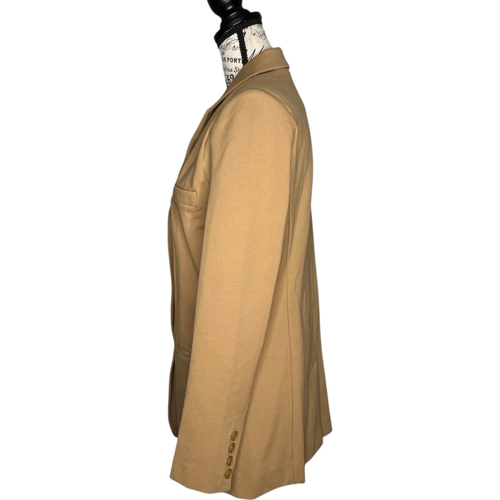 Other Alexis Oversized Button Cuff 2 Pocket Long Sleeve Blazer Size M / US 6-8 / IT 42-44 - 4 Thumbnail