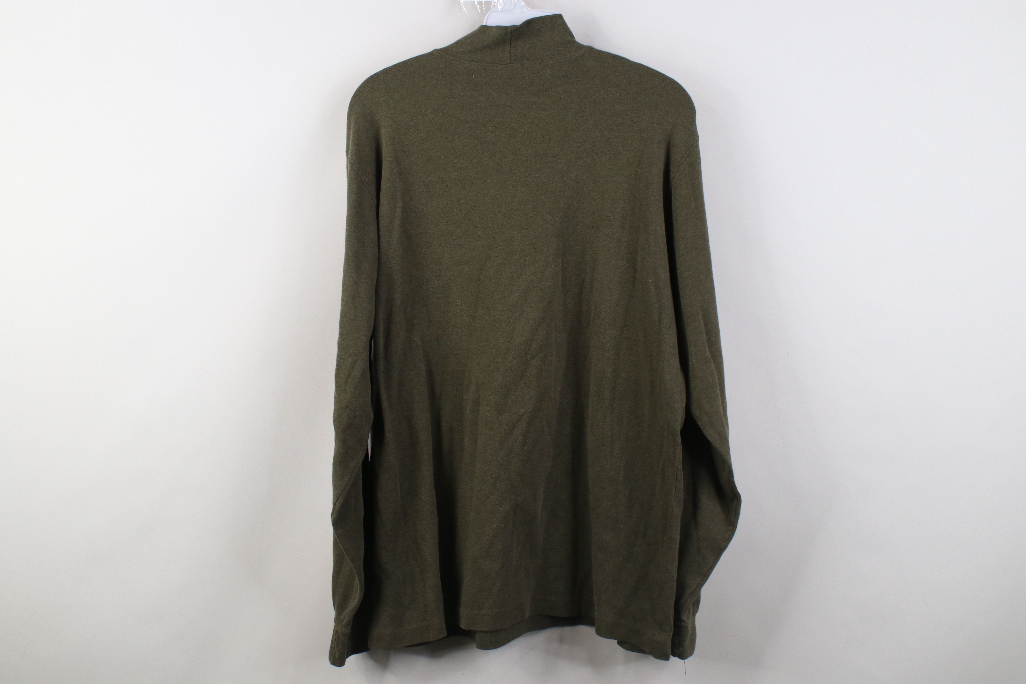 Lands' End Vintage 90s Lands End Mock Neck Long Sleeve T-Shirt USA Size US L / EU 52-54 / 3 - 12 Thumbnail