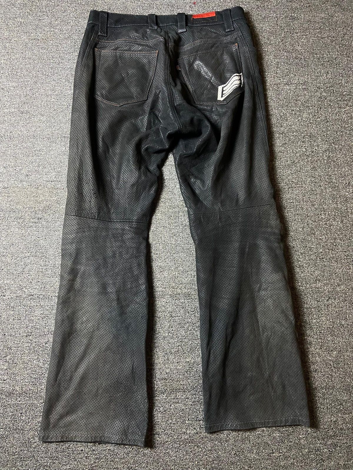 Japanese Brand × Seditionaries × Vintage D3O Japanese Brand Leather Pants (122) Size US 33 - 2 Thumbnail