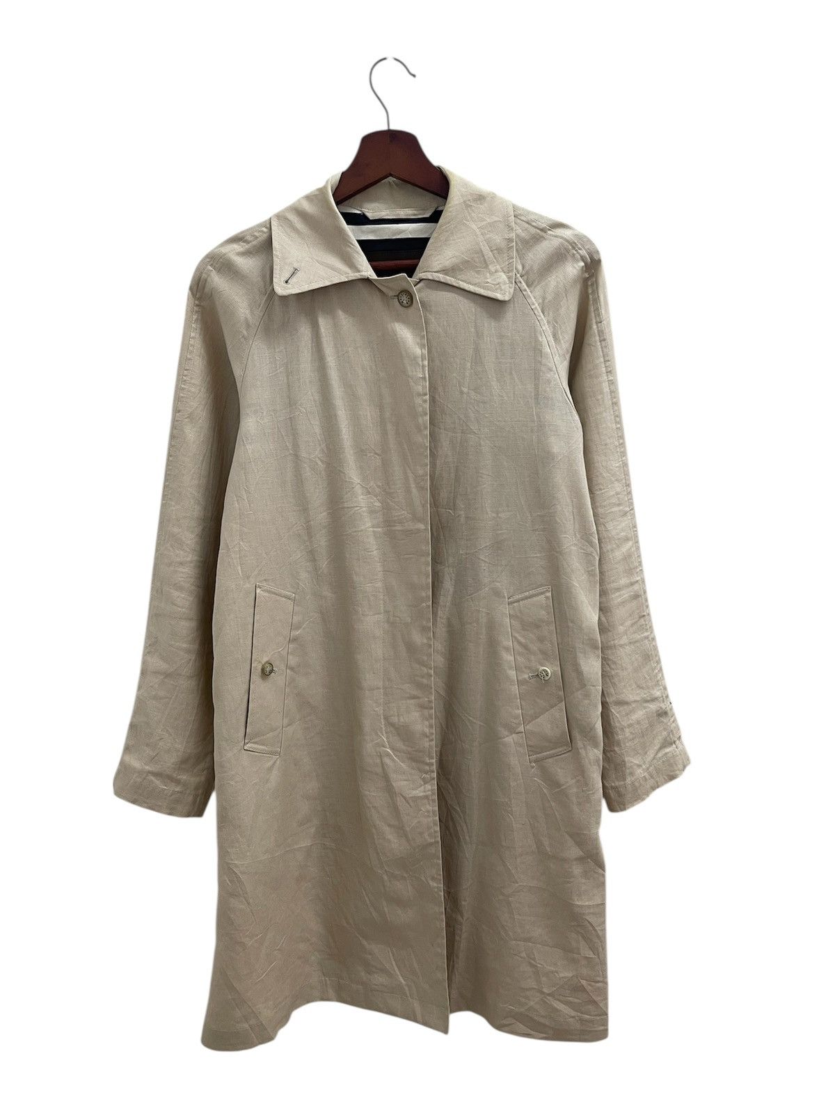 Mackintosh Mackintosh Baggy Linen Coat Jacket Size US S / EU 44-46 / 1 - 2 Thumbnail