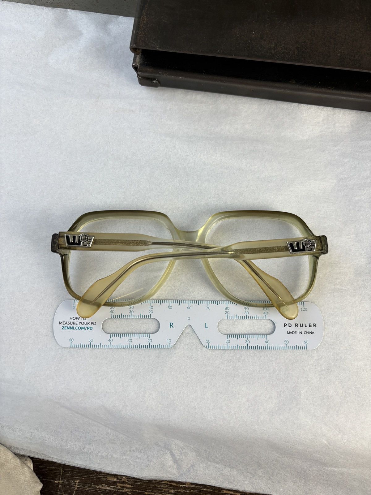 Vintage 1980s Vintage Eyeglasses Frames 1970s World Famous Oversized Size ONE SIZE - 6 Thumbnail