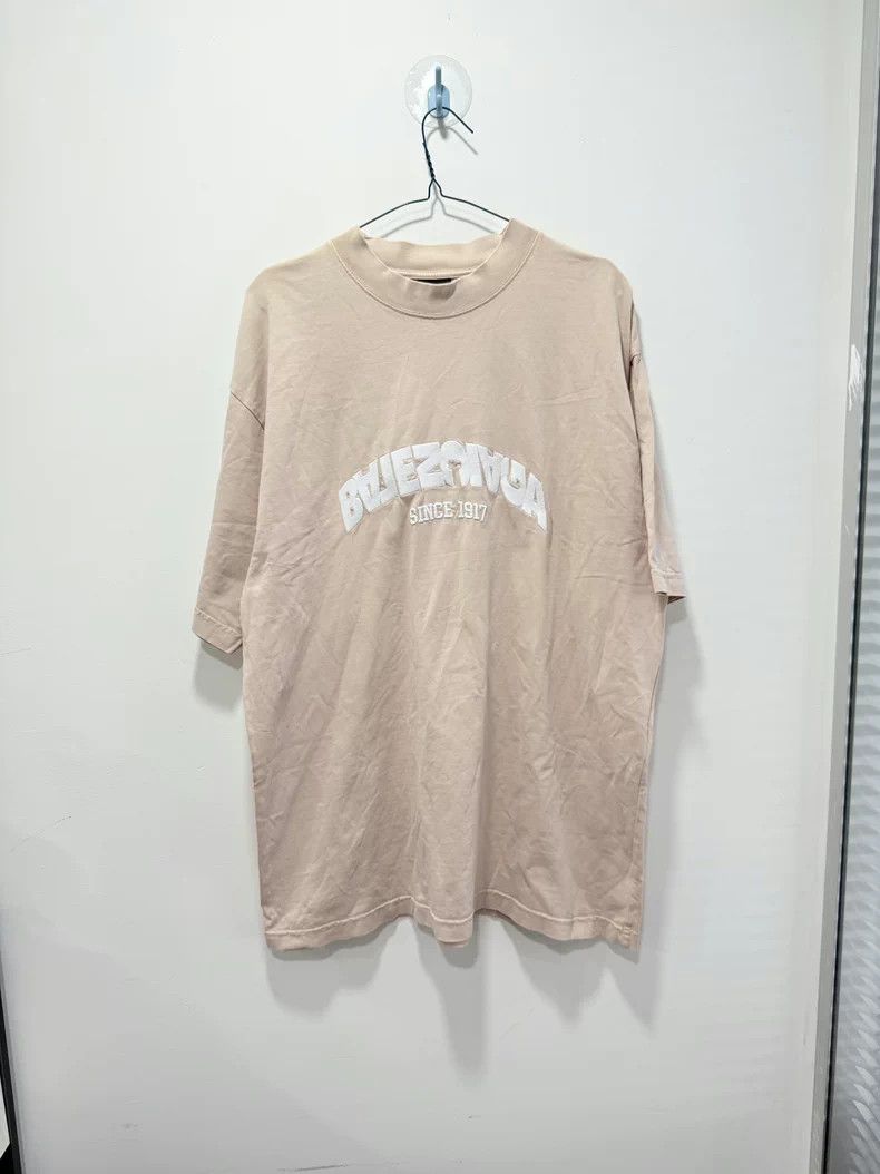 Balenciaga Balenciaga Pink Letter Knit Short Sleeve - dmc Size US XS / EU 42 / 0 - 1 Thumbnail