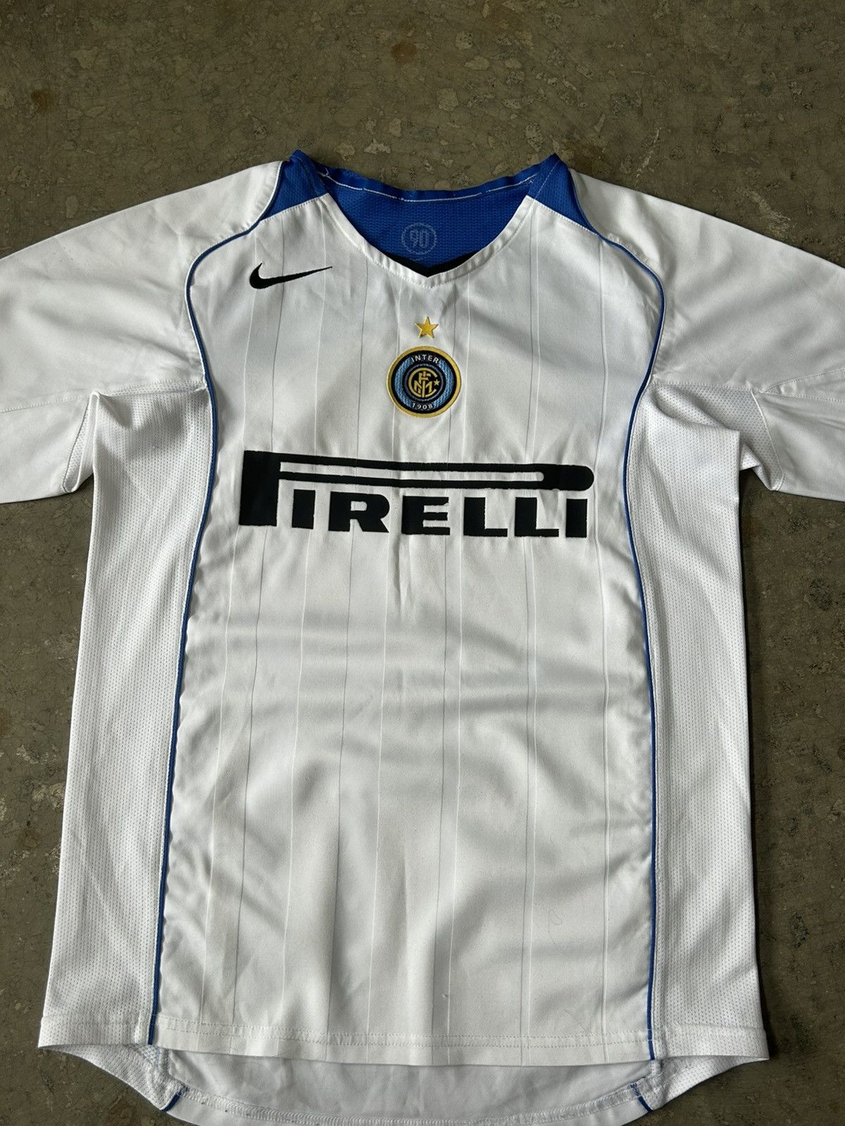 Nike 1990-2000 Inter Milan Away Shirt Vintage Soccer Jersey Size US S / EU 44-46 / 1 - 2 Thumbnail